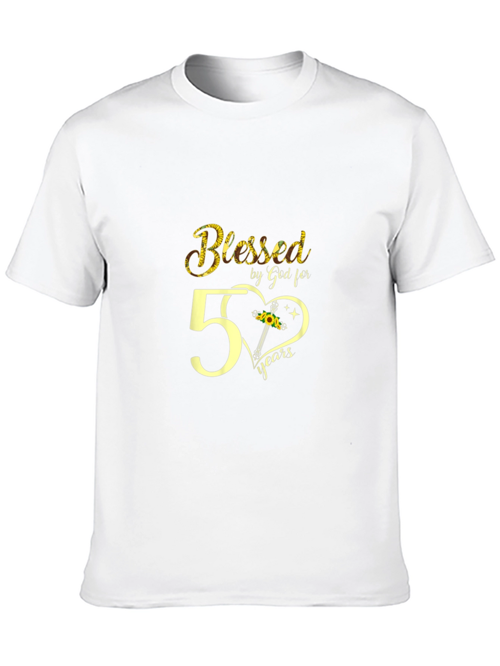 Blessed by God T-Shirt: 50th Birthday Gift