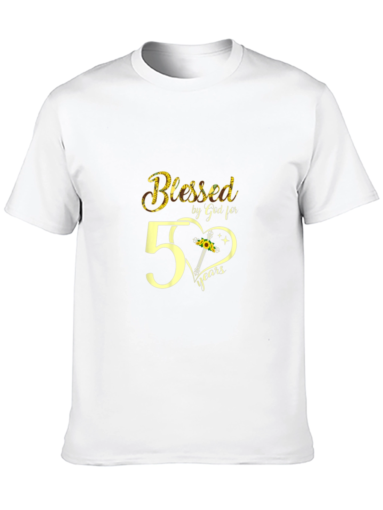 Blessed by God T-Shirt: 50th Birthday Gift