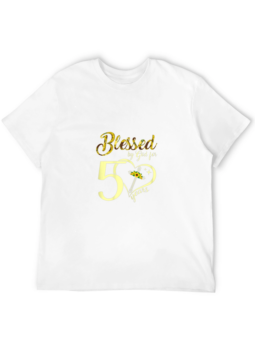 Blessed by God T-Shirt: 50th Birthday Gift