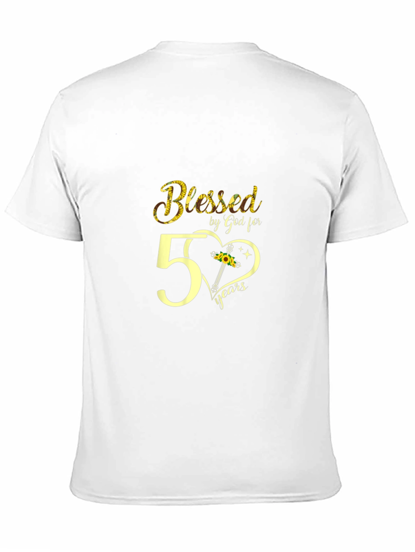Blessed by God T-Shirt: 50th Birthday Gift