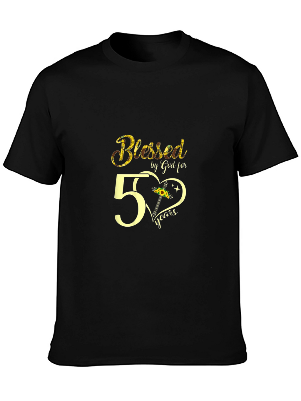 Blessed by God T-Shirt: 50th Birthday Gift