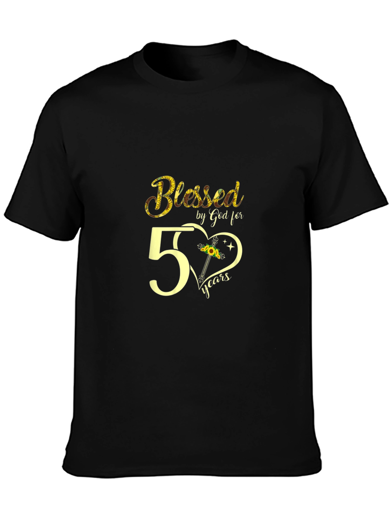 Blessed by God T-Shirt: 50th Birthday Gift