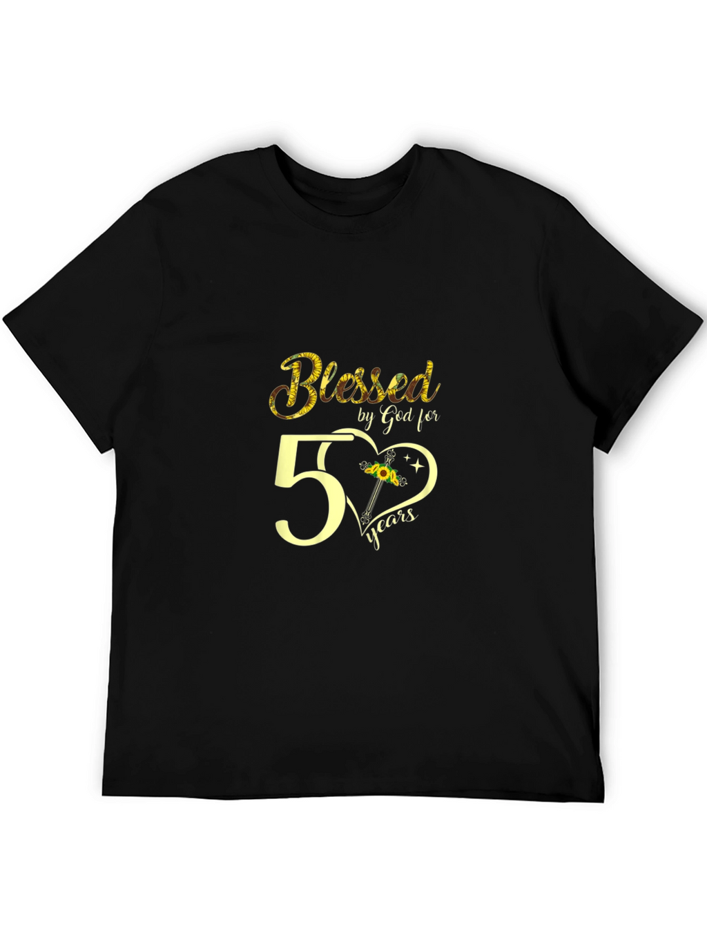 Blessed by God T-Shirt: 50th Birthday Gift