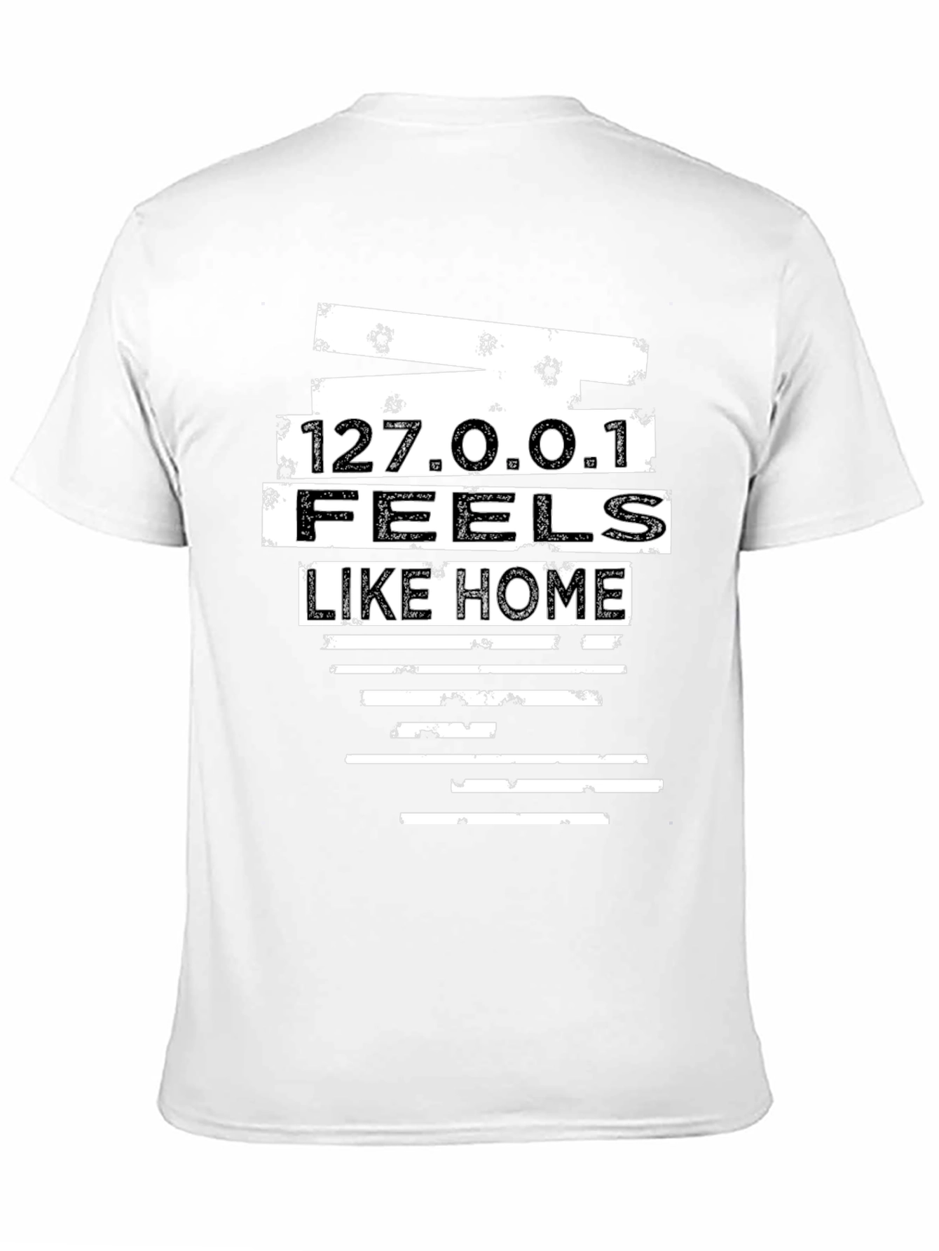 127.0.0.1 Feels Like Home Black T-Shirt