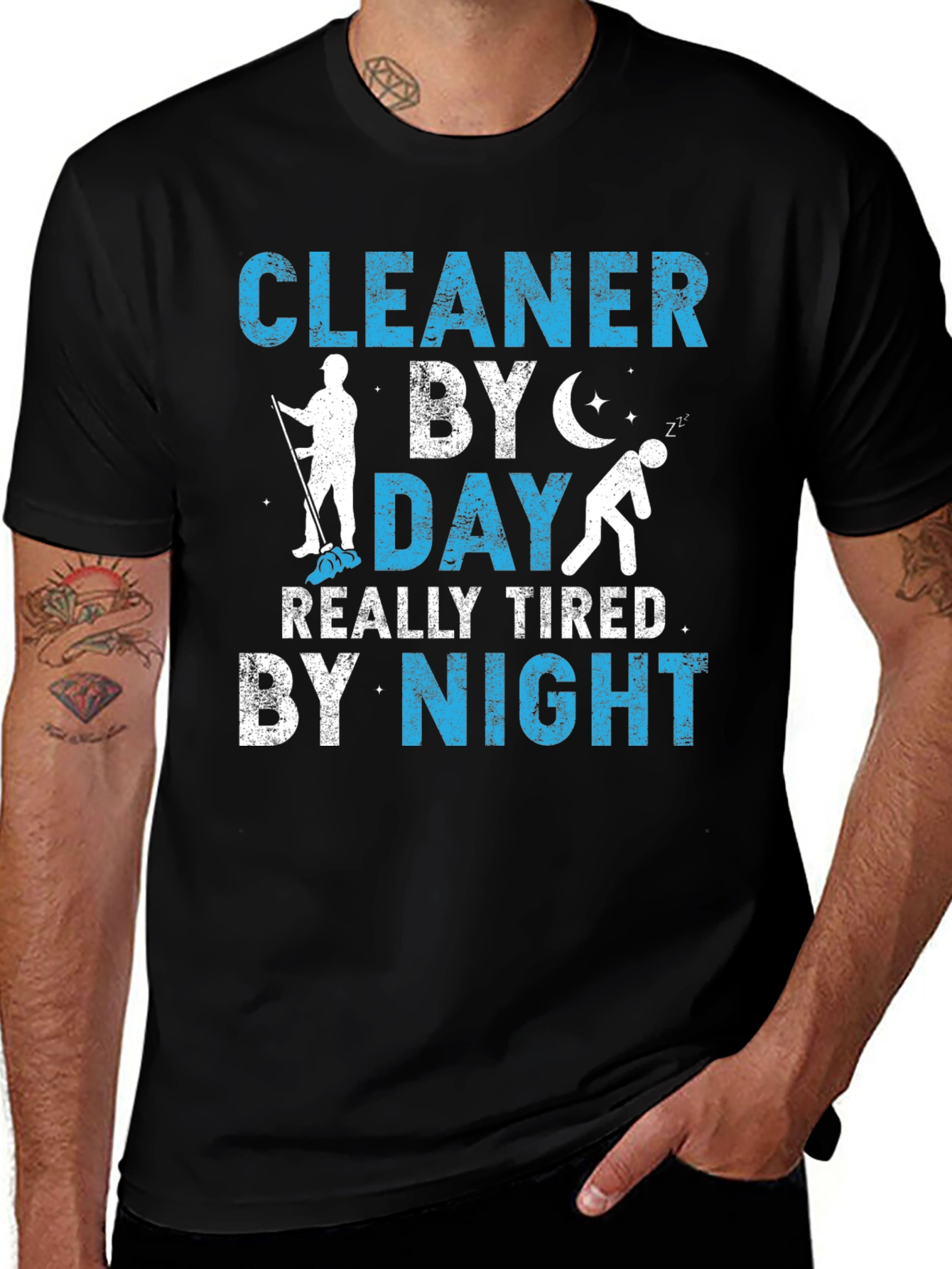 Cleaner By Day Graphic T-Shirt