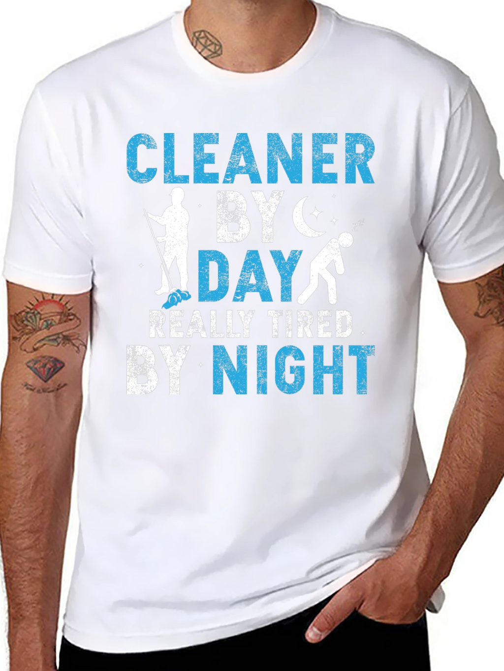 Cleaner By Day Graphic T-Shirt