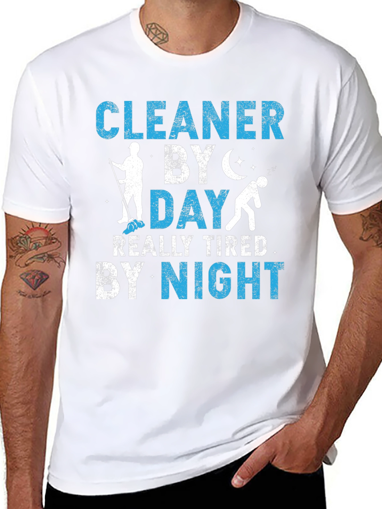 Cleaner By Day Graphic T-Shirt