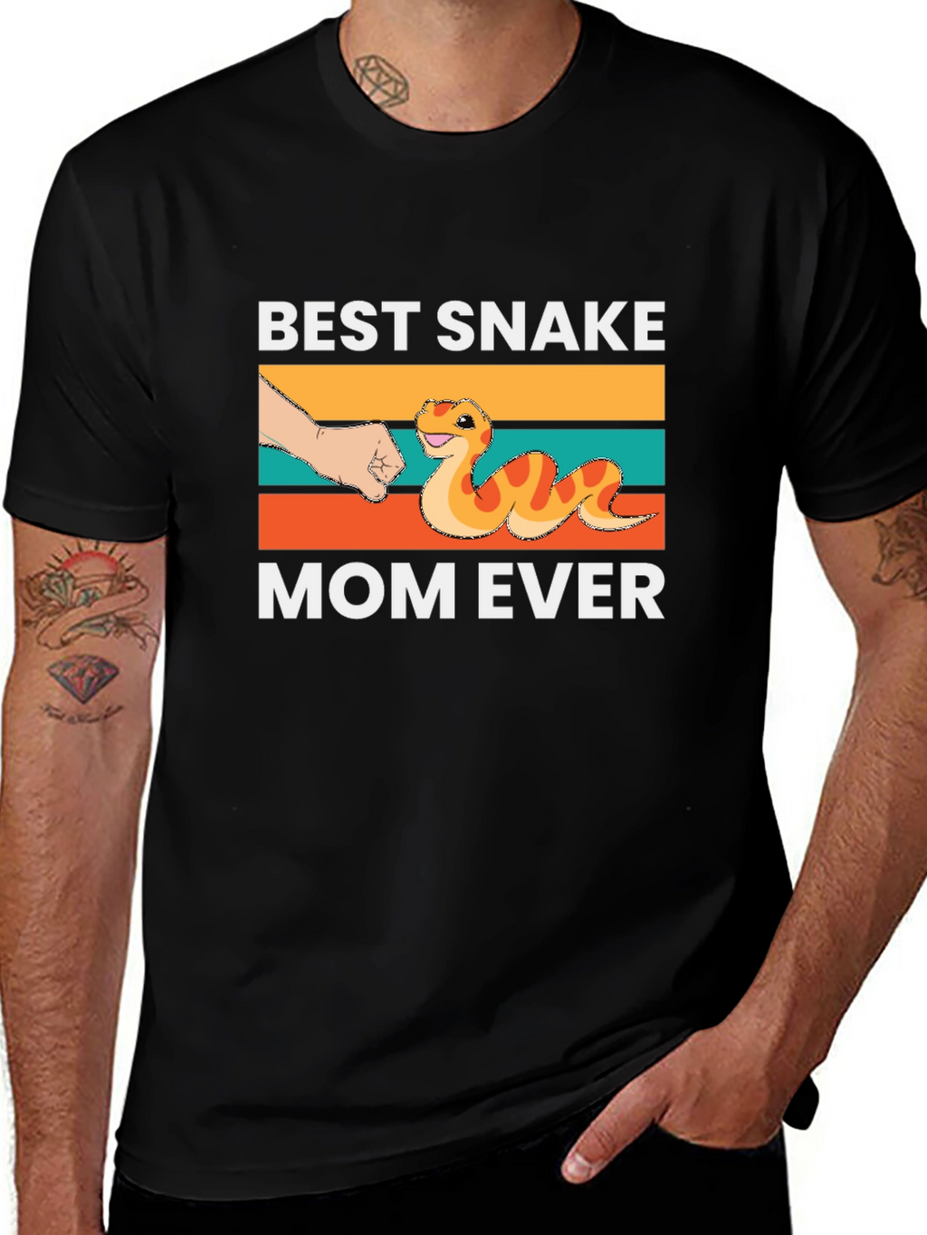 Best Snake Mom Ever Graphic T-Shirt