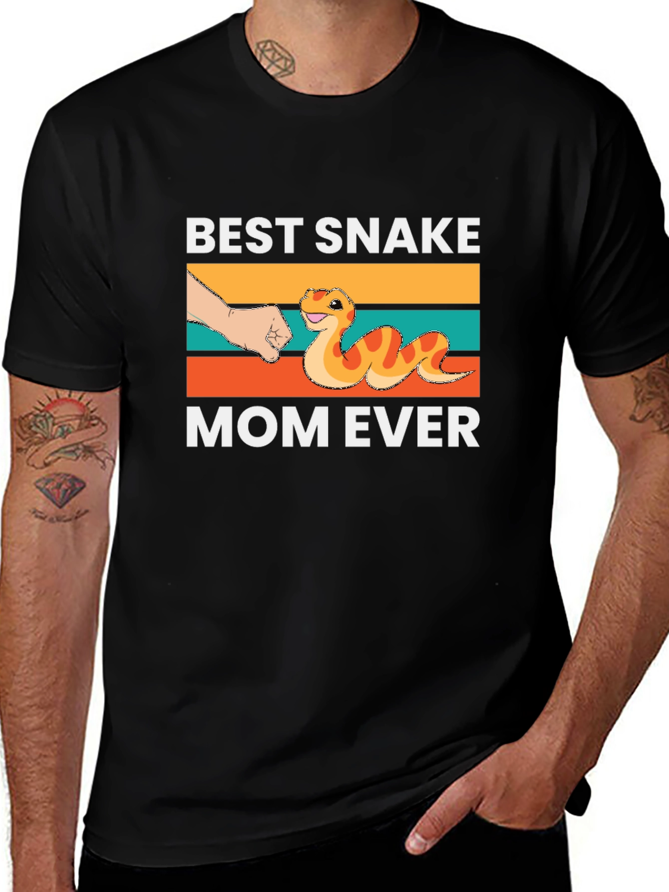 Best Snake Mom Ever Graphic T-Shirt