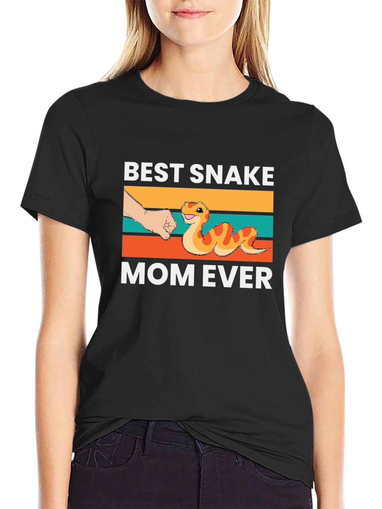 Best Snake Mom Ever Graphic T-Shirt