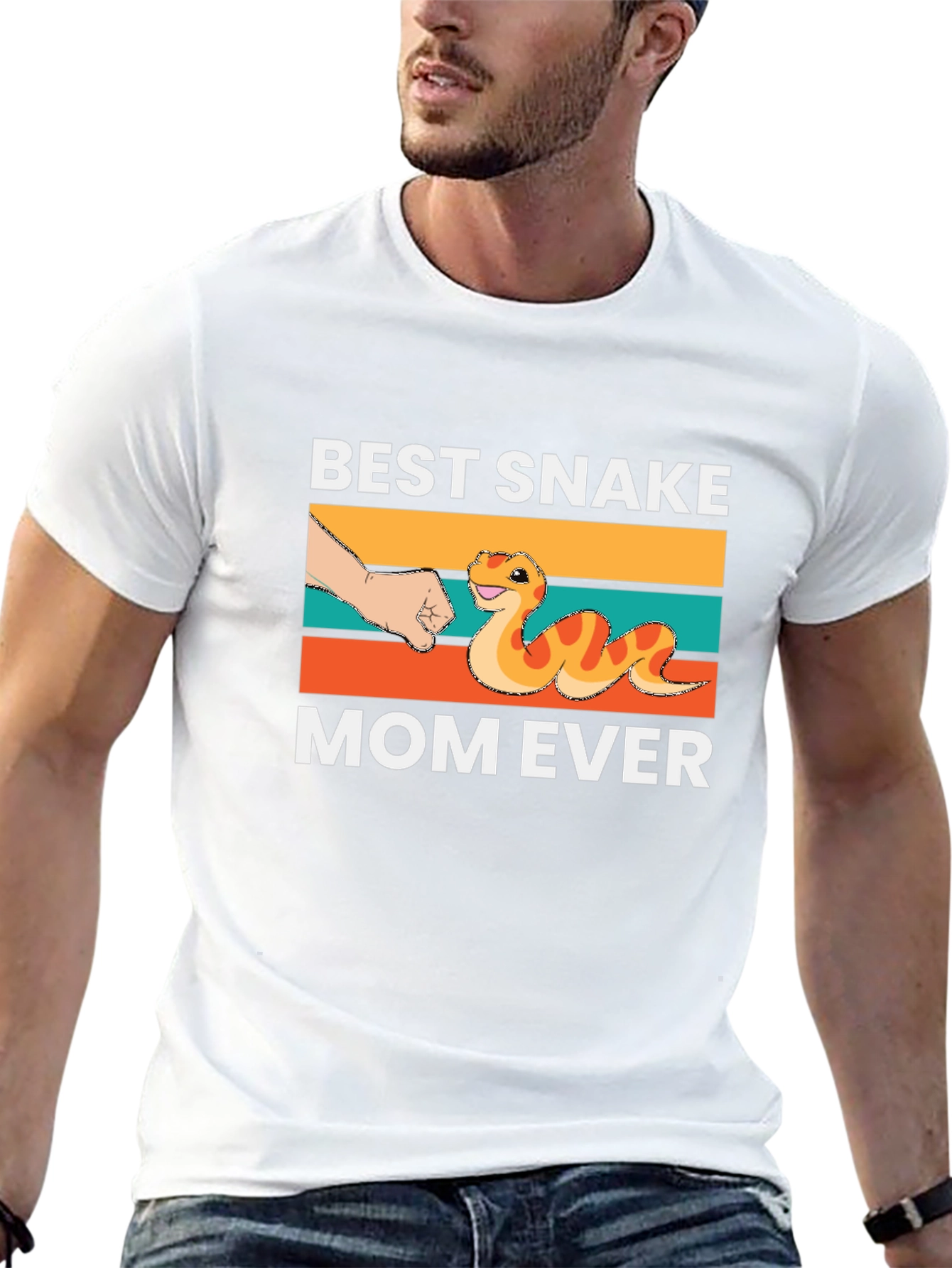 Best Snake Mom Ever Graphic T-Shirt