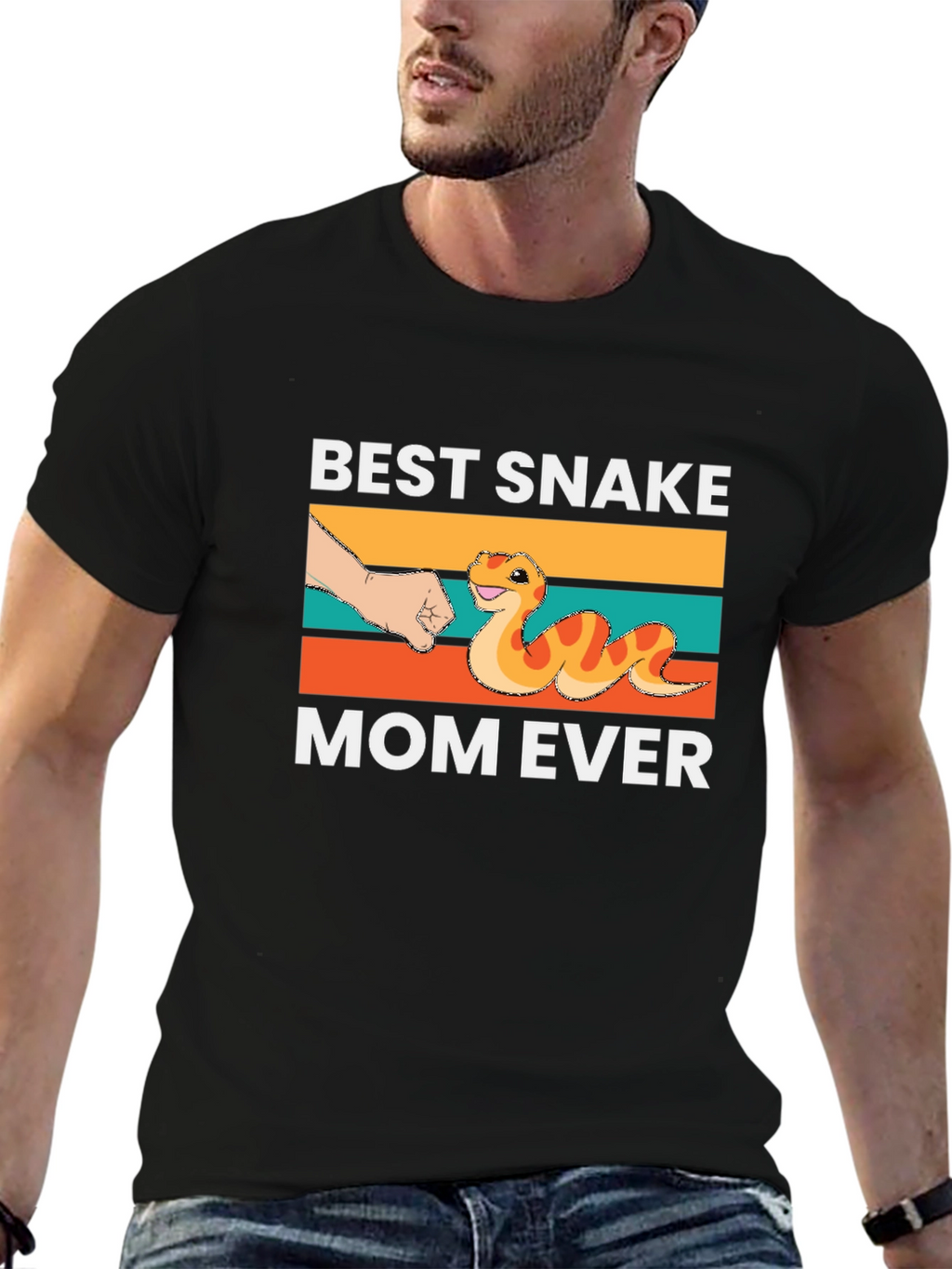 Best Snake Mom Ever Graphic T-Shirt