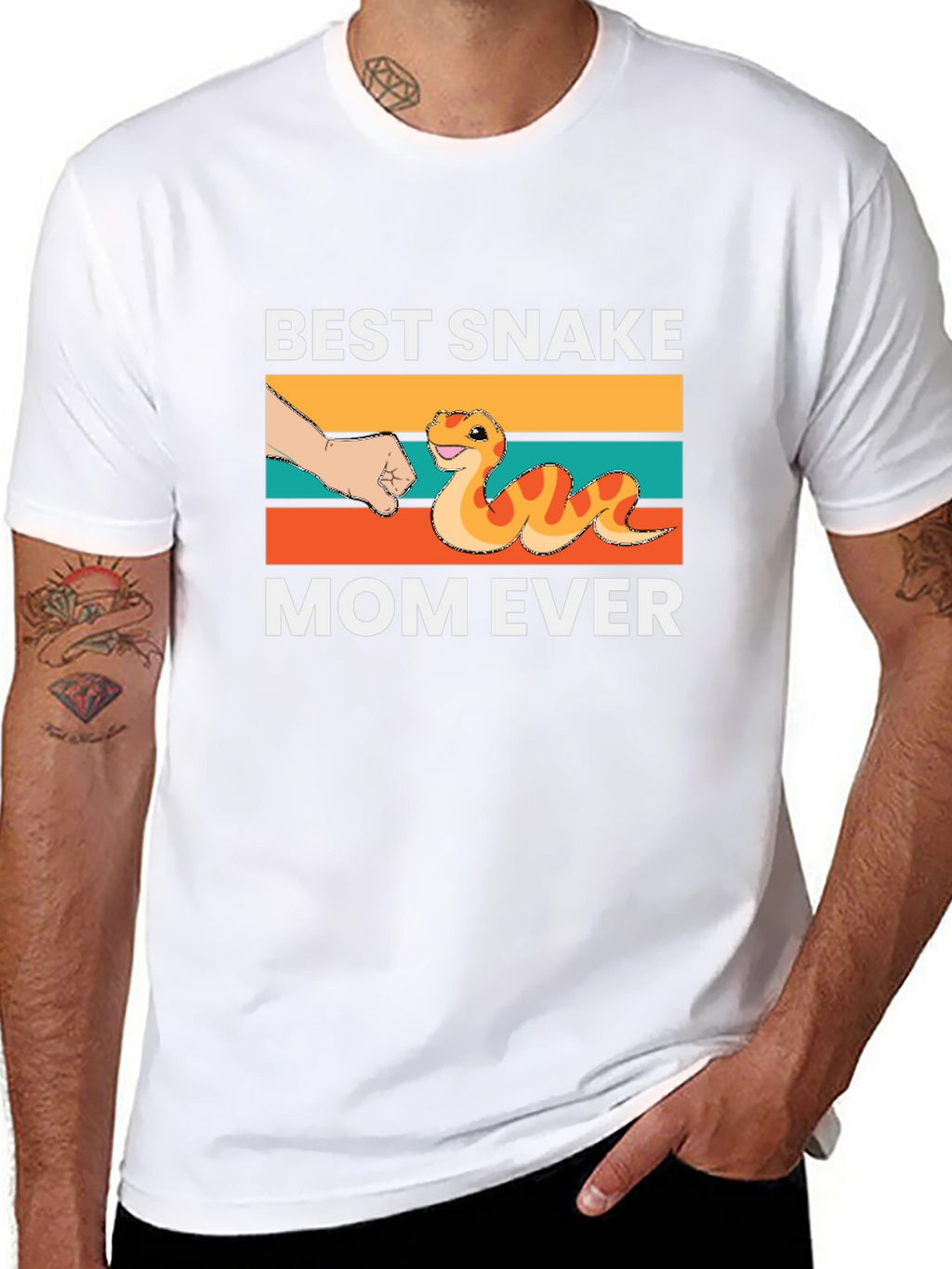 Best Snake Mom Ever Graphic T-Shirt