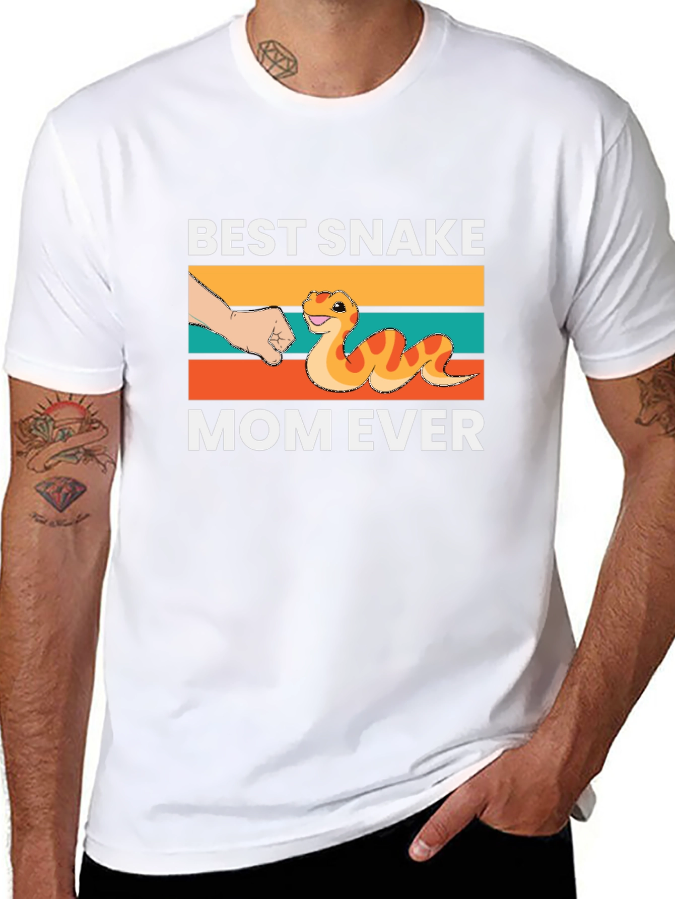 Best Snake Mom Ever Graphic T-Shirt
