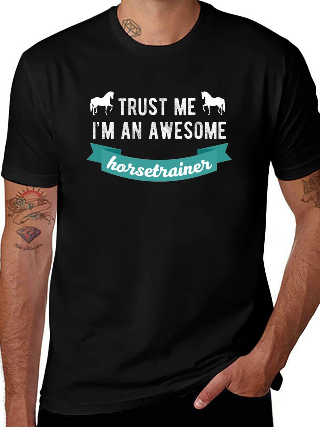 Awesome Horse Trainer Graphic Tee