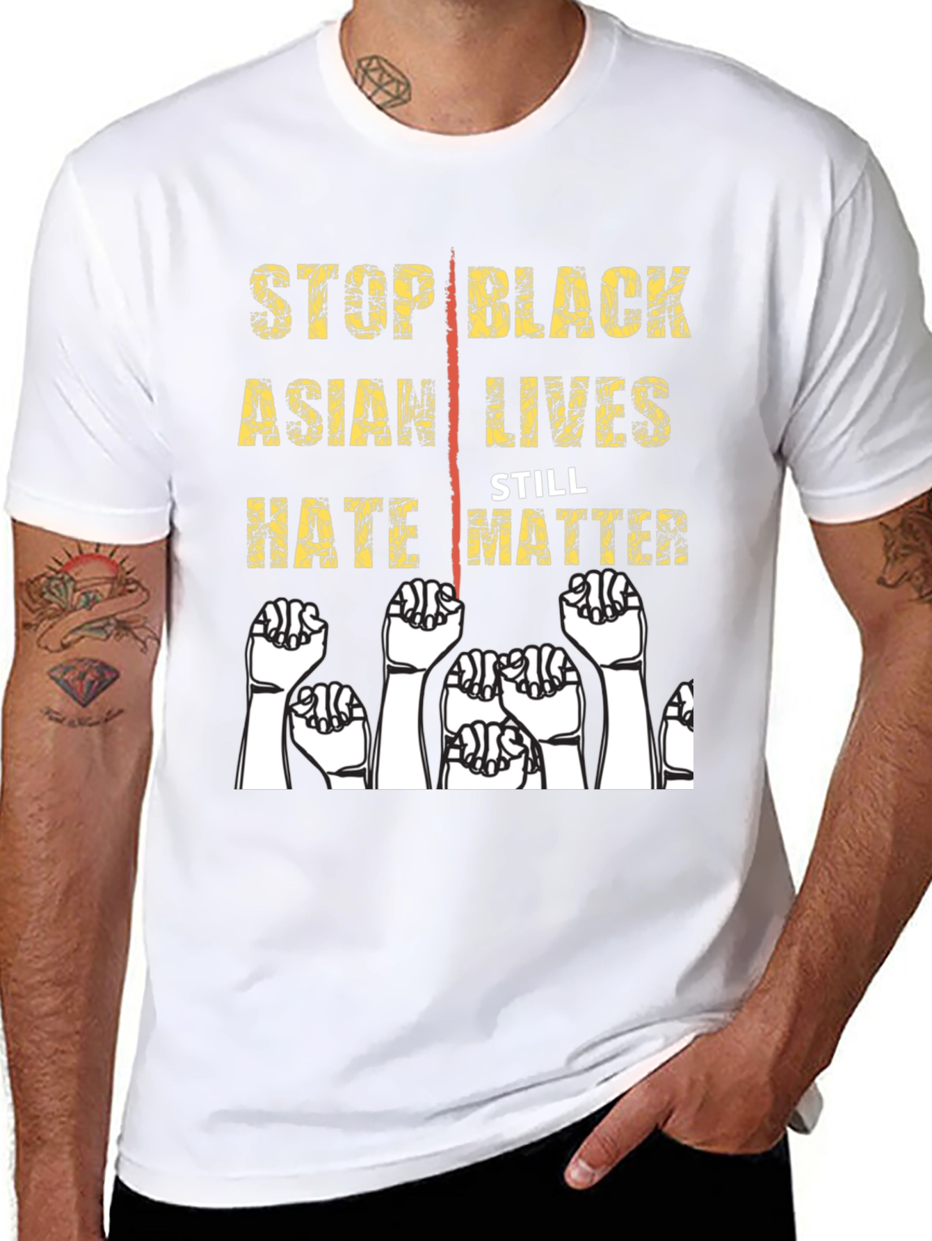 Stop Hate Still Matter Graphic T-Shirt
