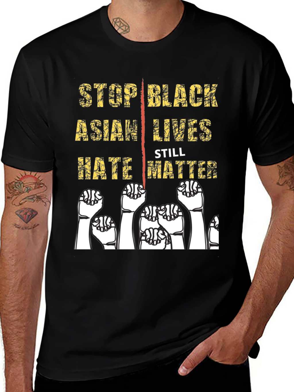 Stop Hate Still Matter Graphic T-Shirt