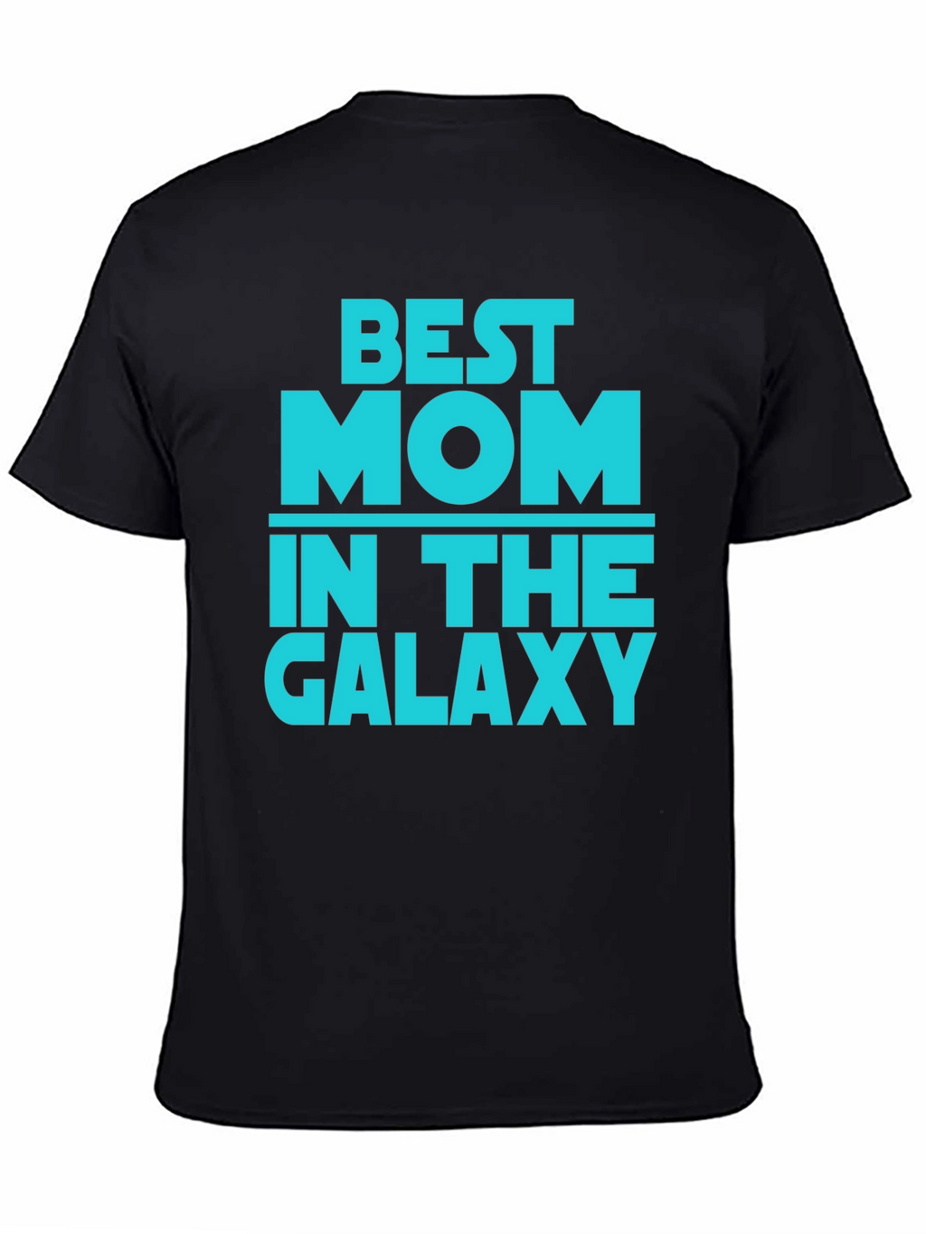 Best Mom in the Galaxy Black T-Shirt