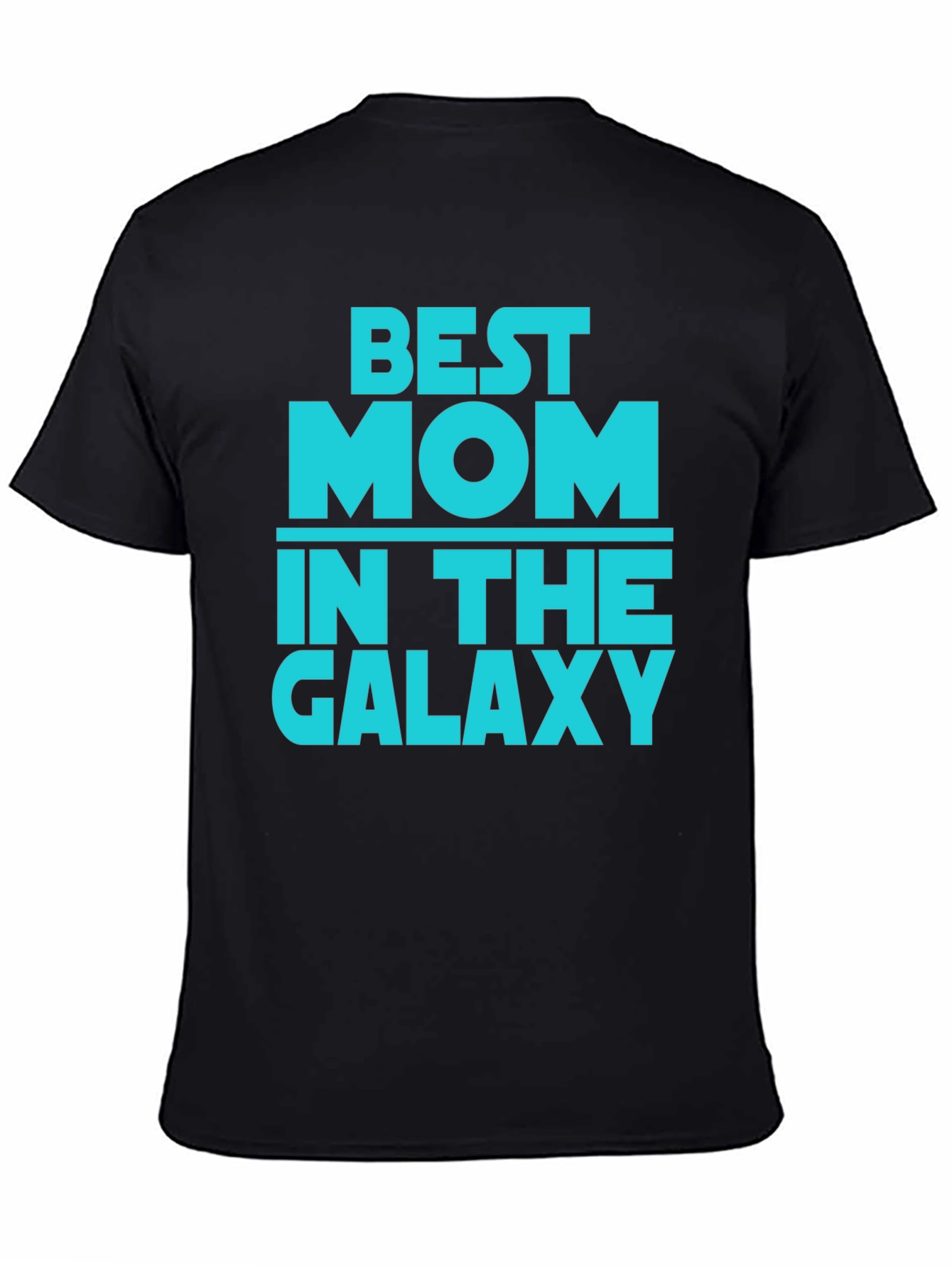 Best Mom in the Galaxy Black T-Shirt
