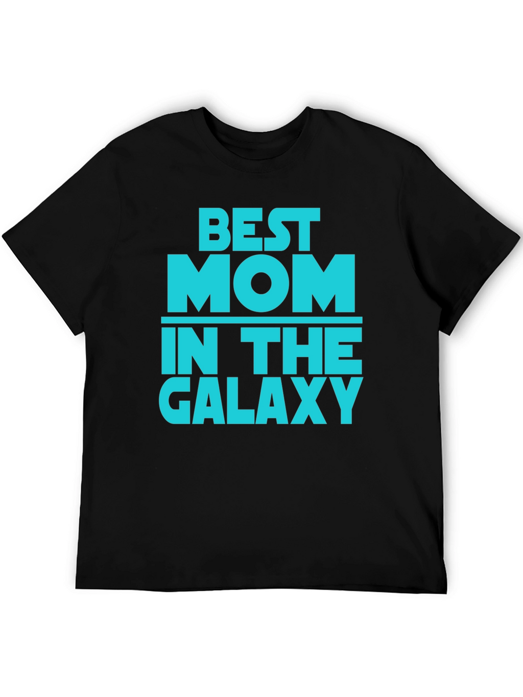 Best Mom in the Galaxy Black T-Shirt