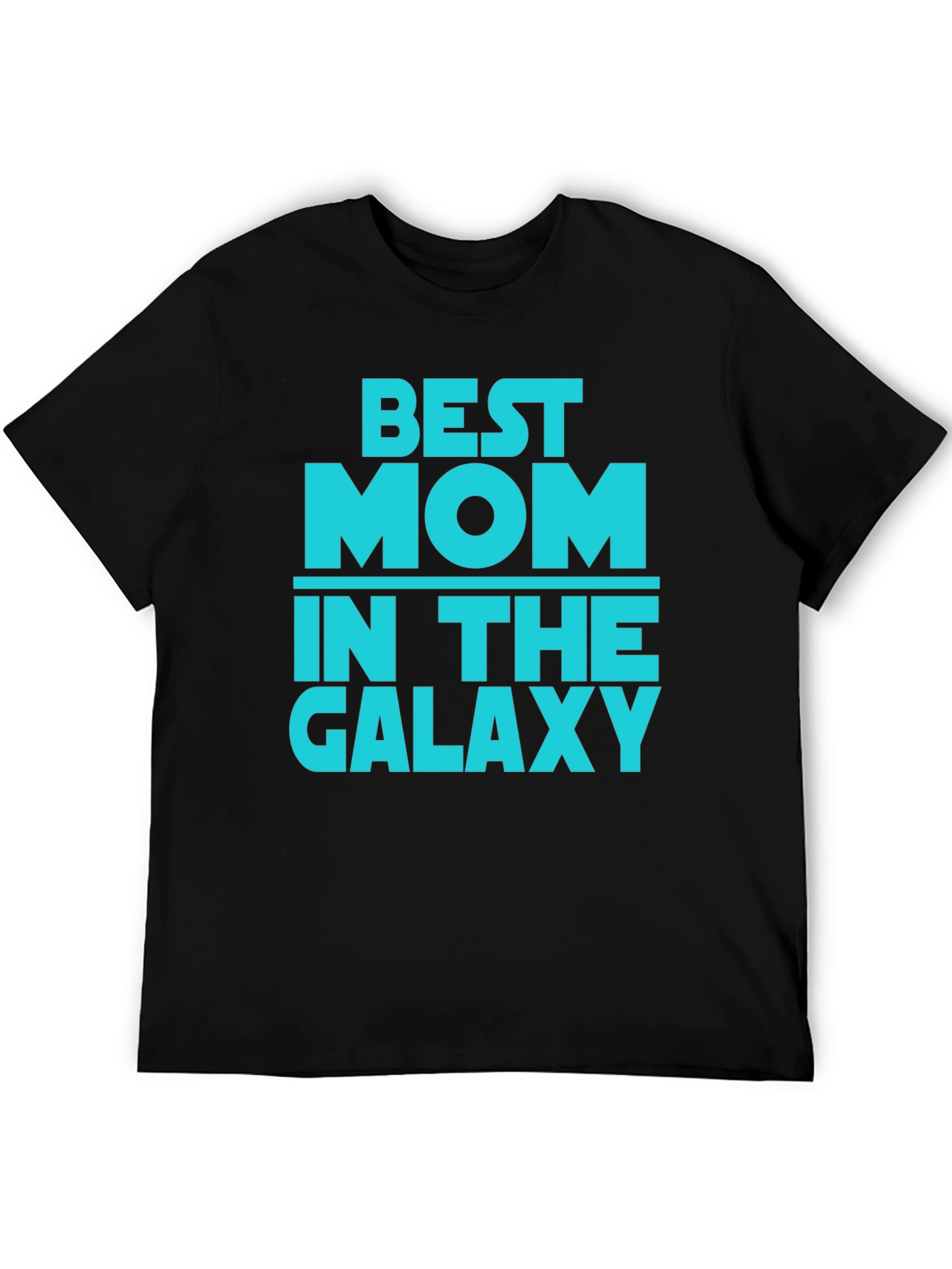 Best Mom in the Galaxy Black T-Shirt