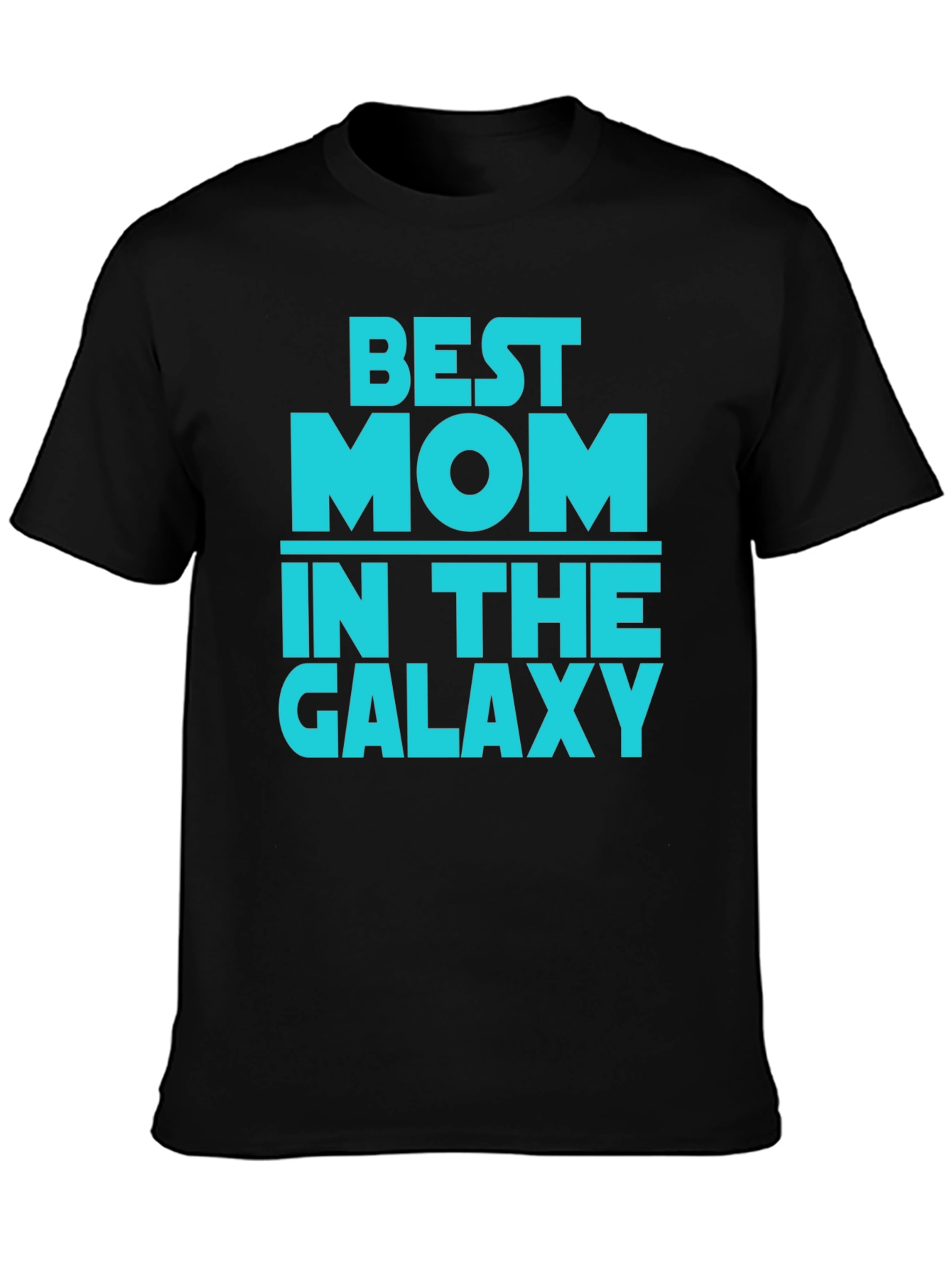 Best Mom in the Galaxy Black T-Shirt