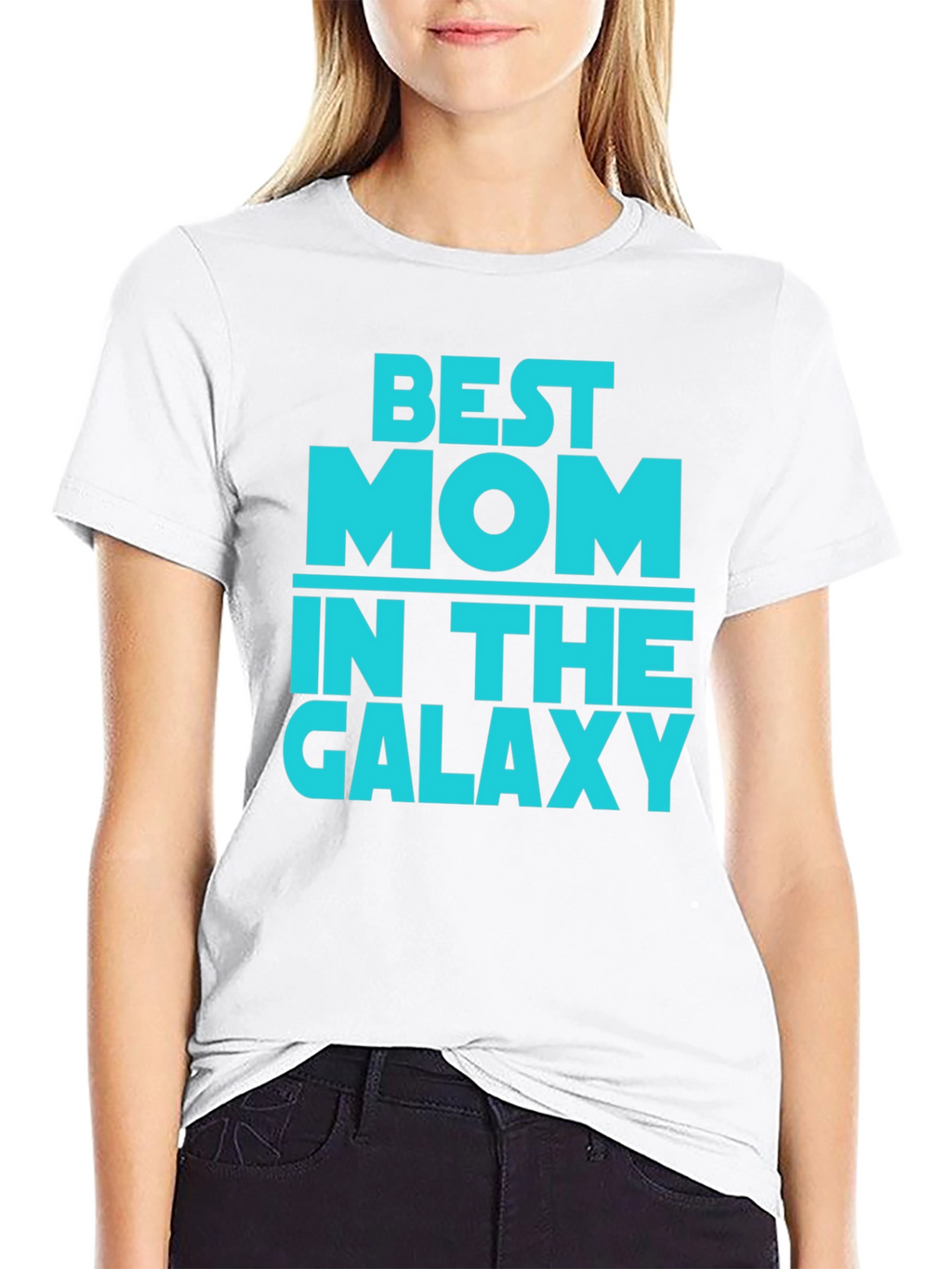 Best Mom in the Galaxy Black T-Shirt
