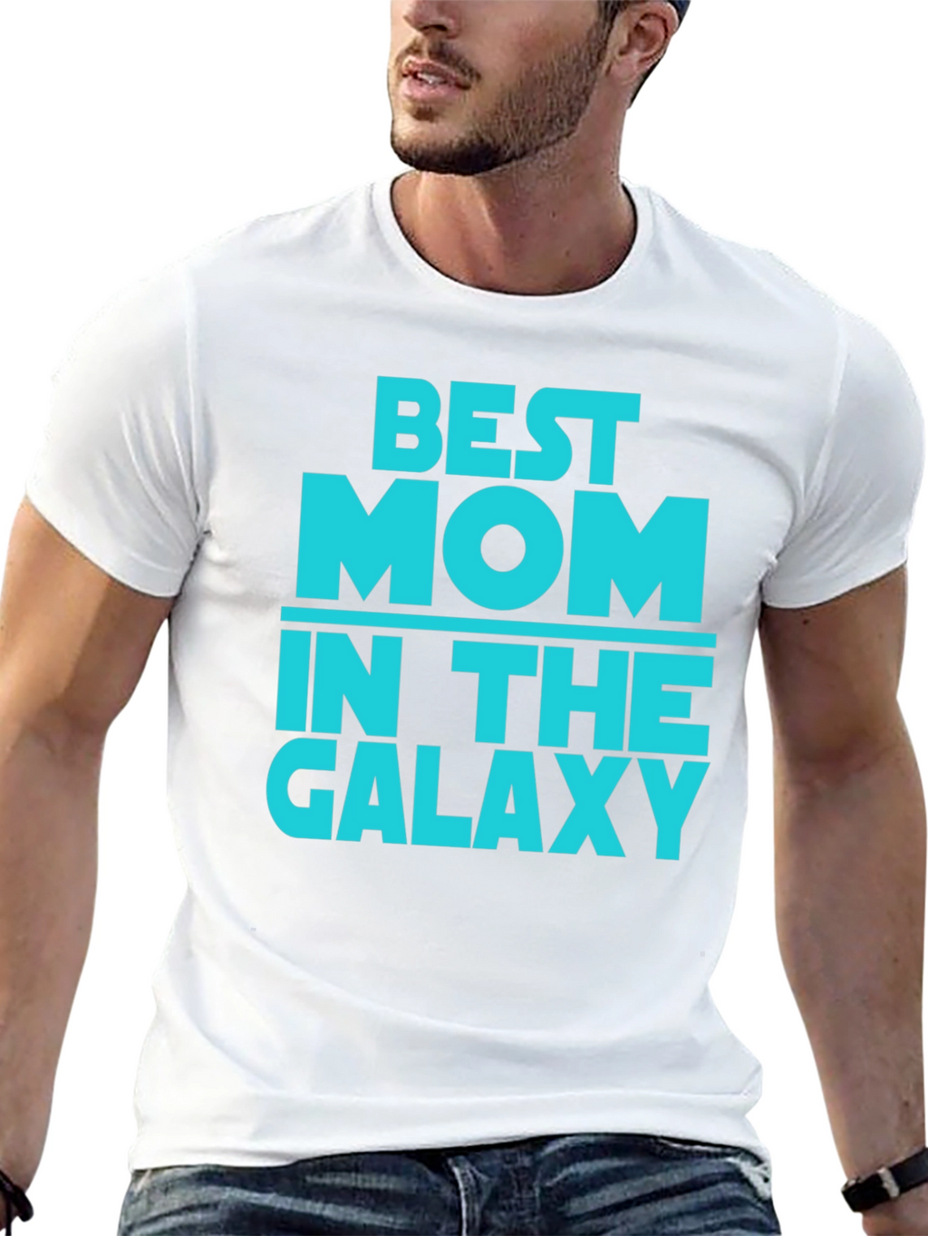 Best Mom in the Galaxy Black T-Shirt