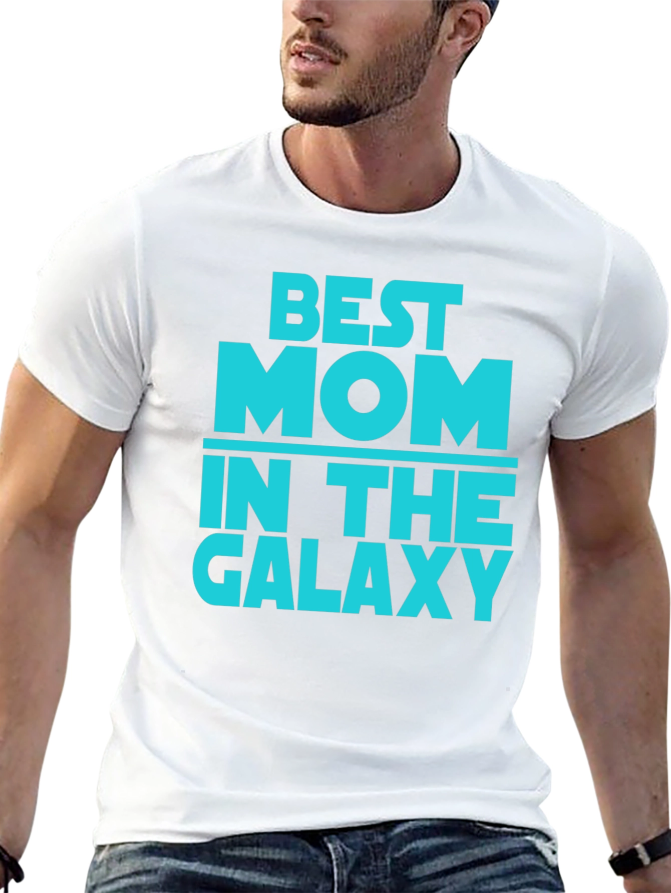 Best Mom in the Galaxy Black T-Shirt