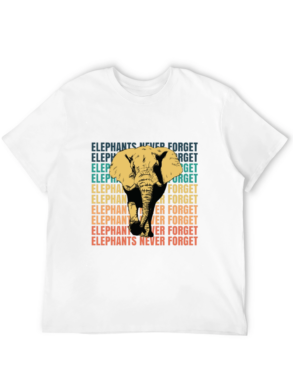 Elephants Never Forget Graphic T-Shirt