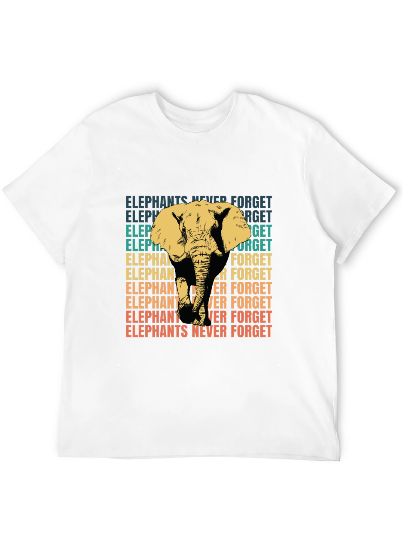 Elephants Never Forget Graphic T-Shirt