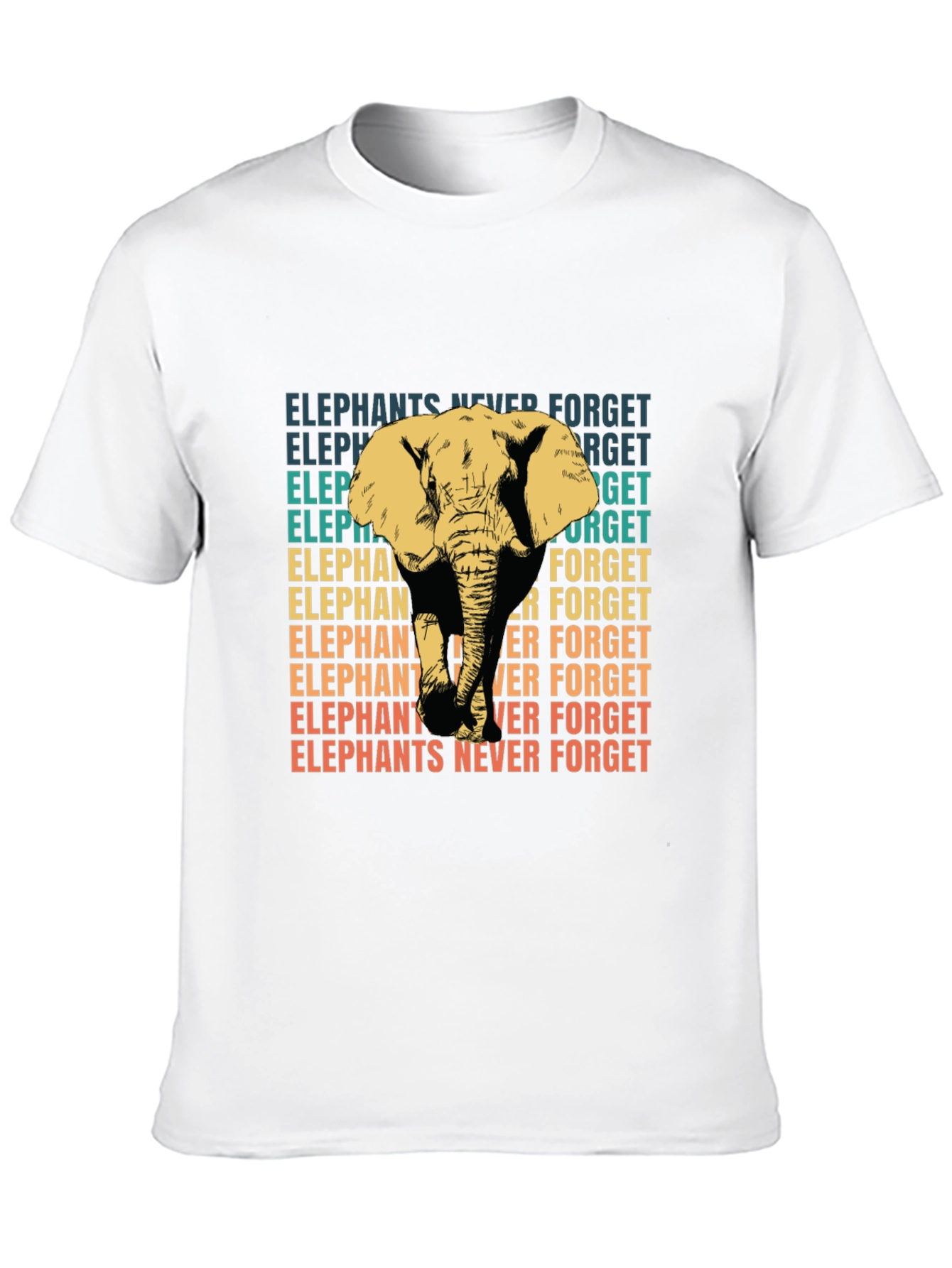 Elephants Never Forget Graphic T-Shirt