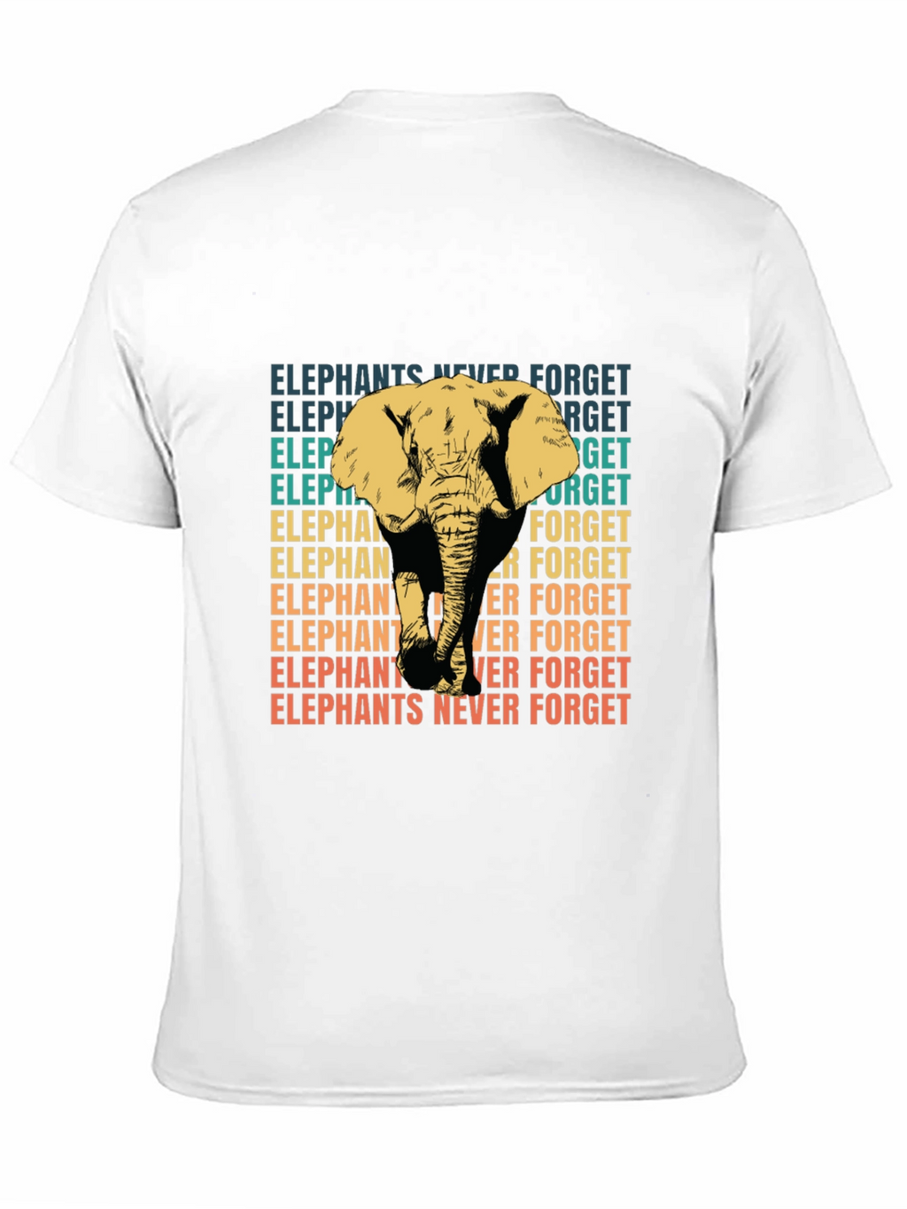 Elephants Never Forget Graphic T-Shirt