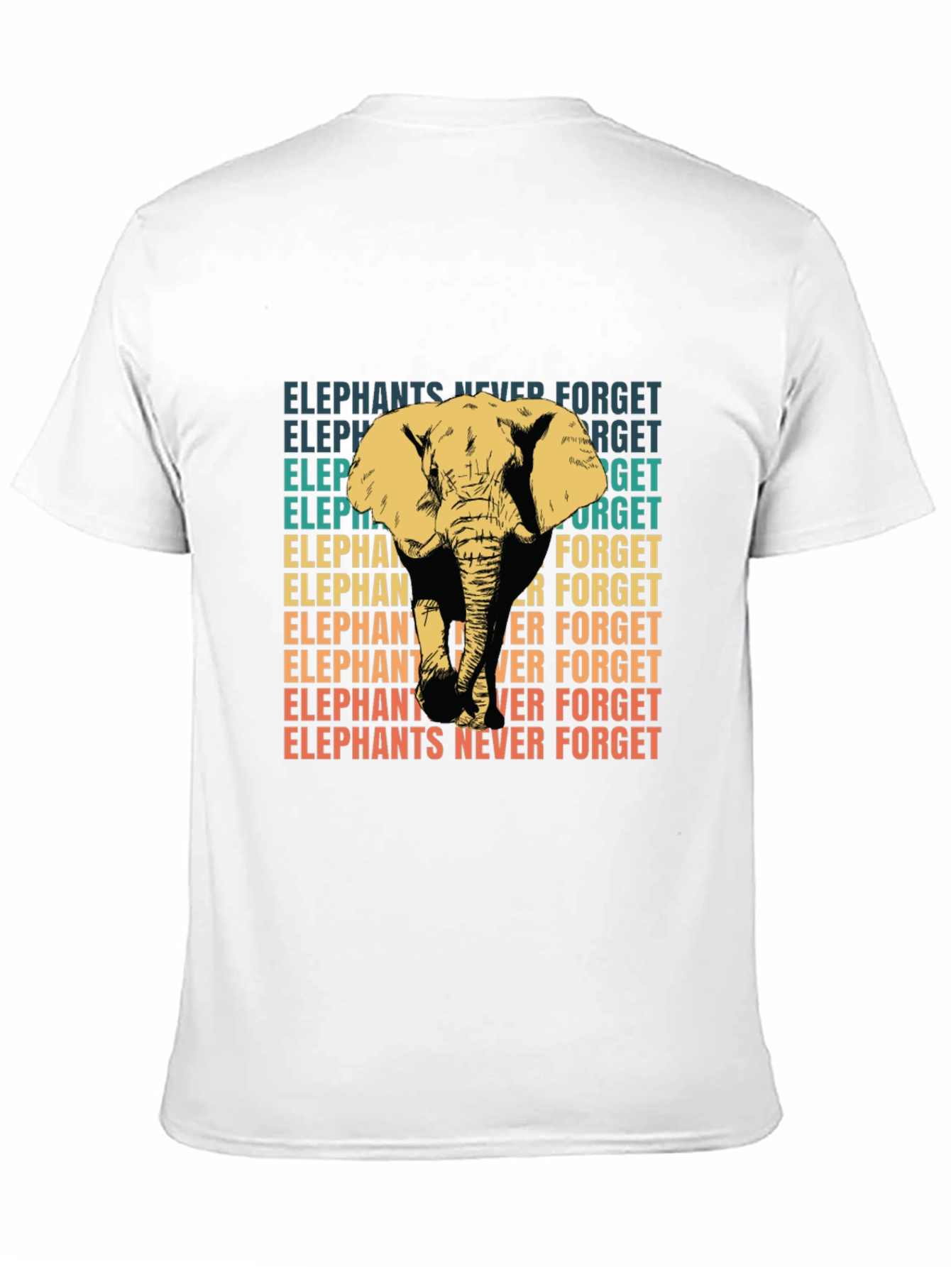Elephants Never Forget Graphic T-Shirt
