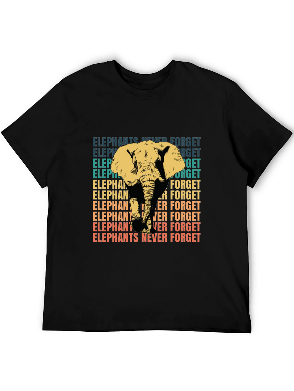 Elephants Never Forget Graphic T-Shirt