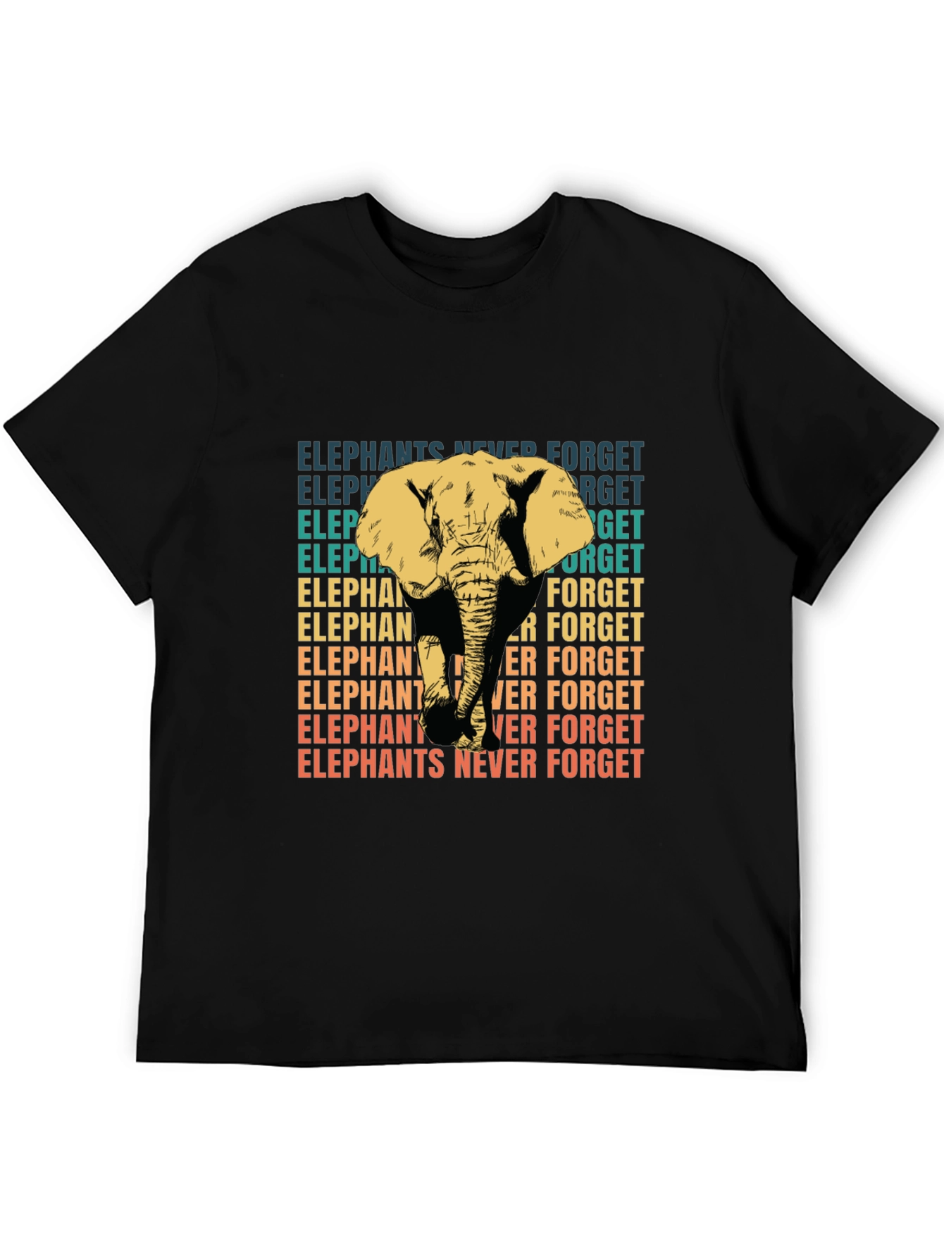 Elephants Never Forget Graphic T-Shirt