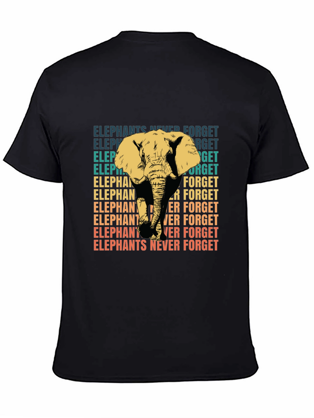 Elephants Never Forget Graphic T-Shirt