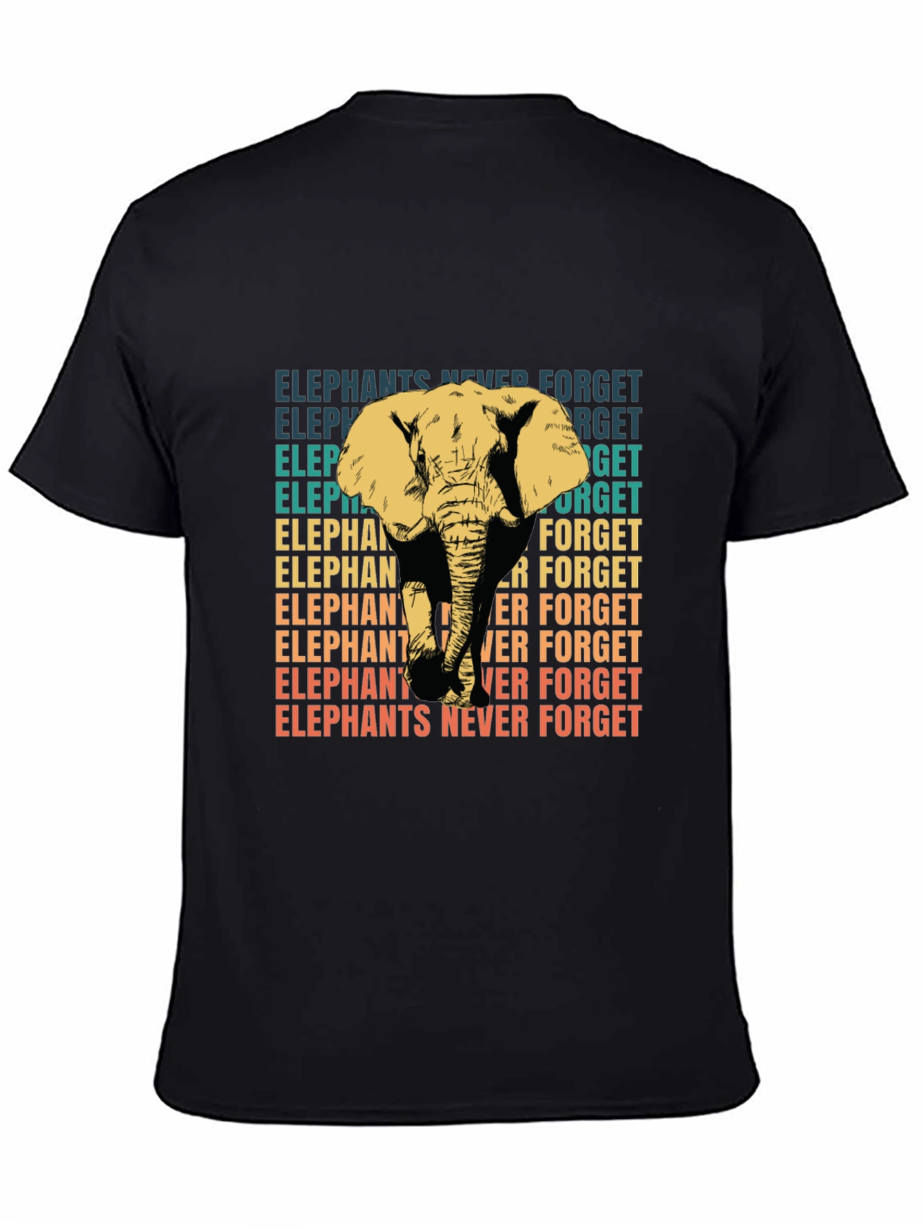 Elephants Never Forget Graphic T-Shirt