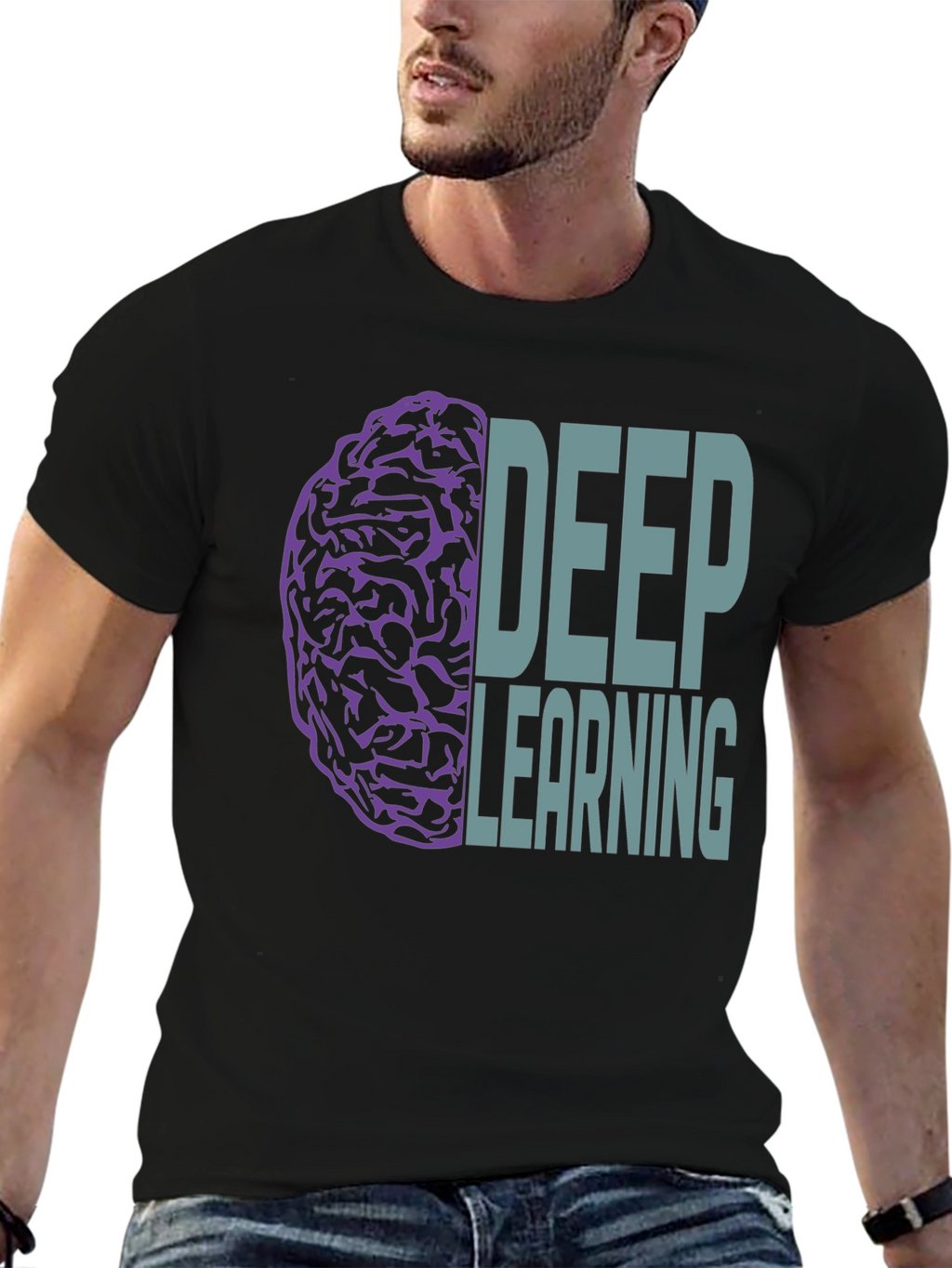 Deep Learning Brain Graphic T-Shirt