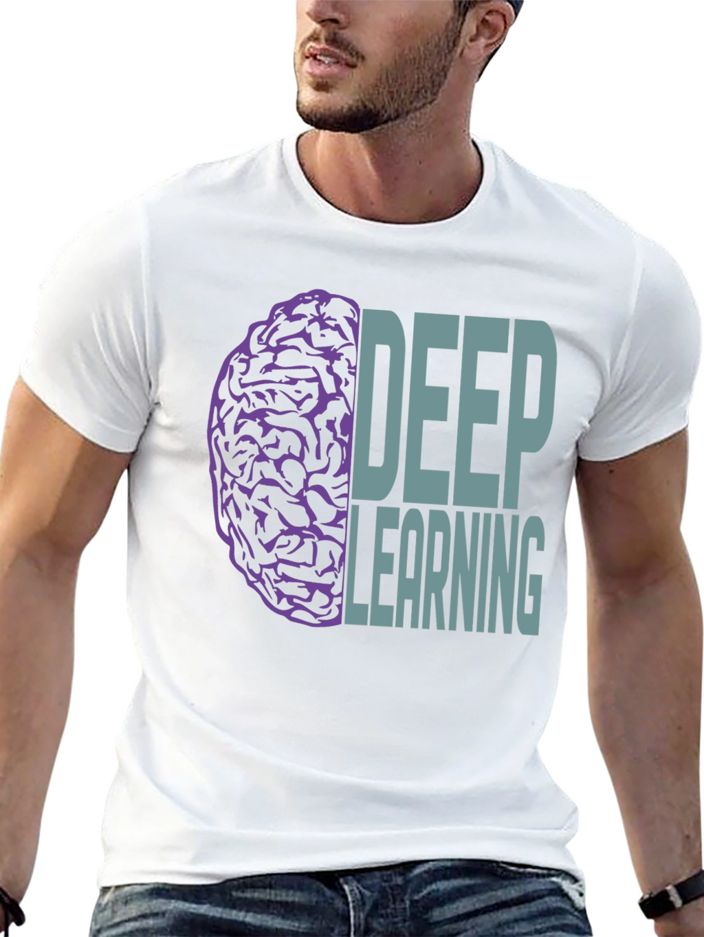 Deep Learning Brain Graphic T-Shirt