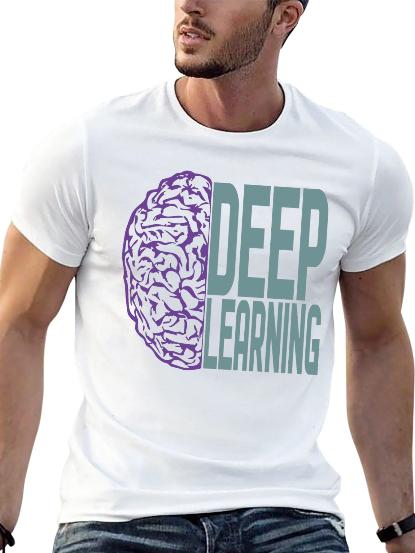 Deep Learning Brain Graphic T-Shirt