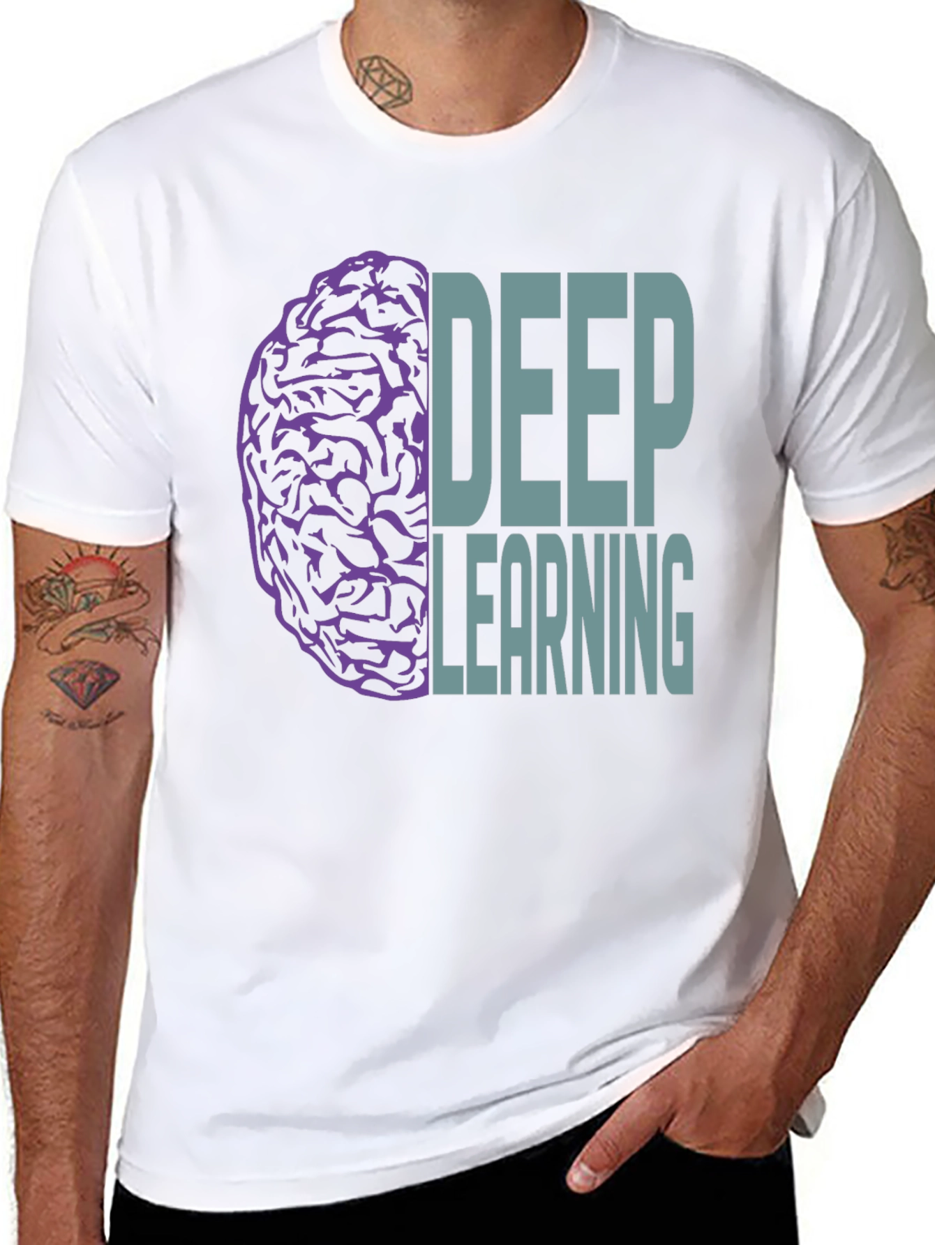 Deep Learning Brain Graphic T-Shirt