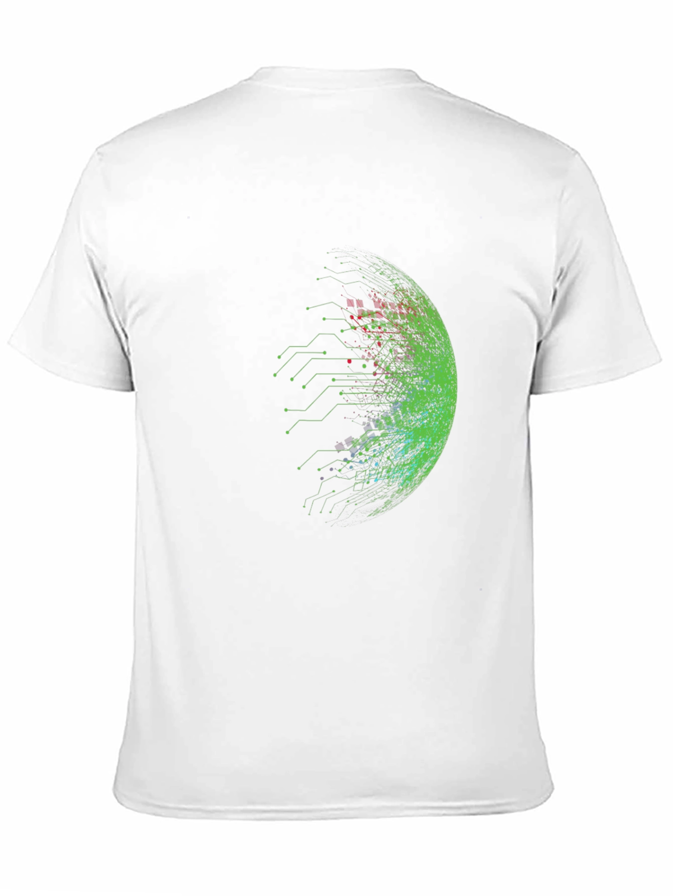 Cyberpunk Sphere Graphic Tee - Black