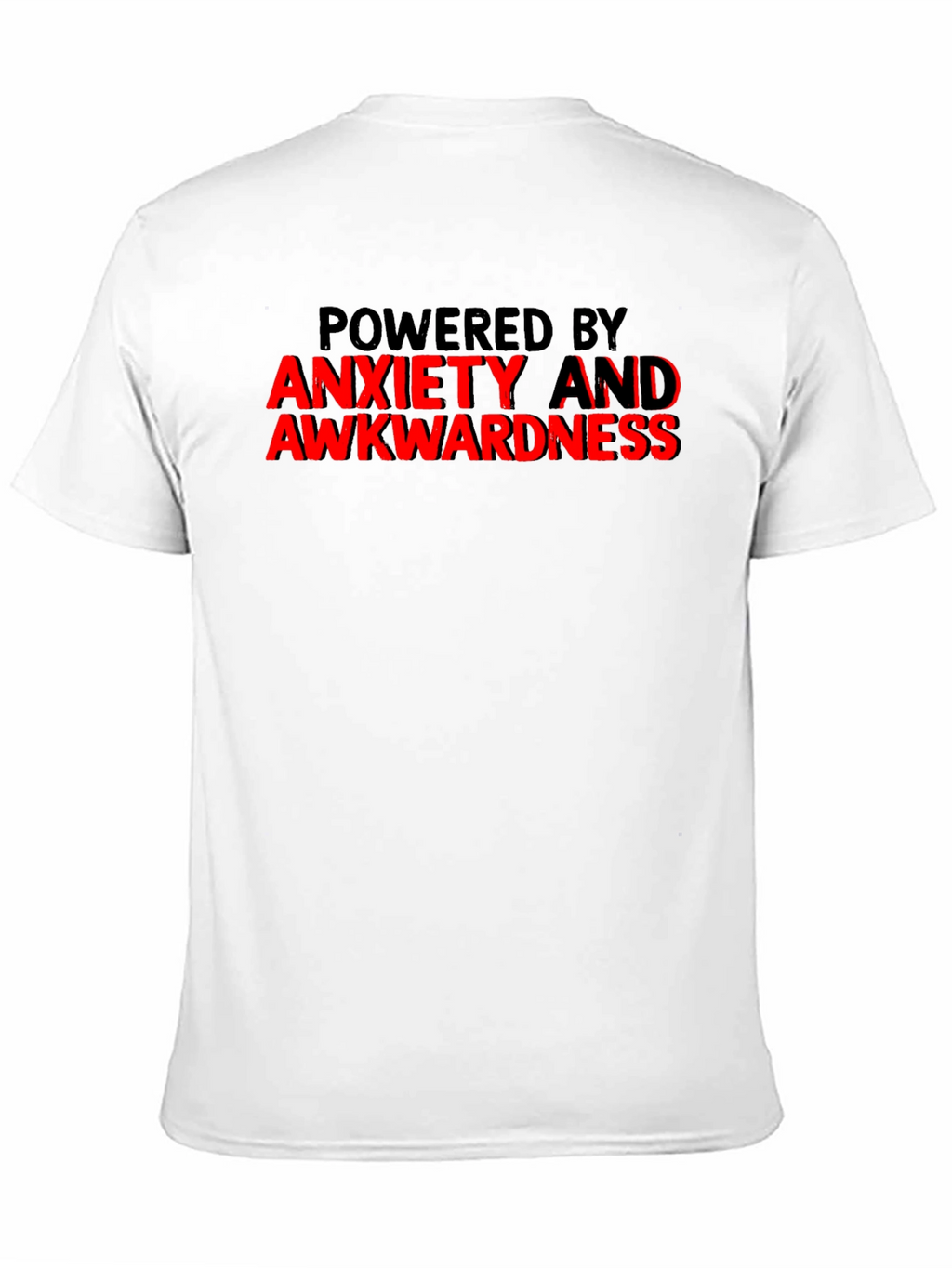 Anxiety Awkwardness Graphic Tee Funny Slogan T-Shirt