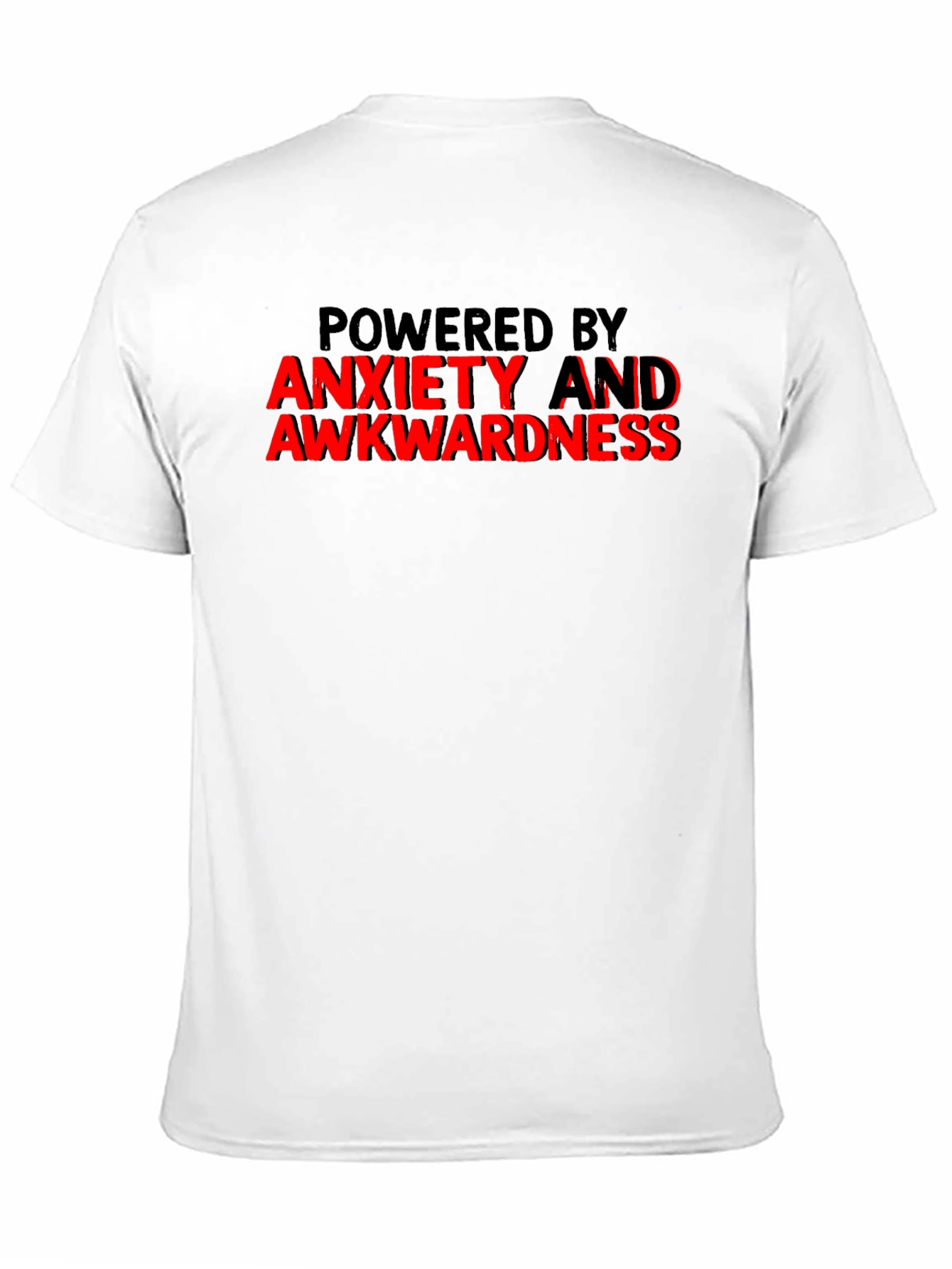 Anxiety Awkwardness Graphic Tee Funny Slogan T-Shirt