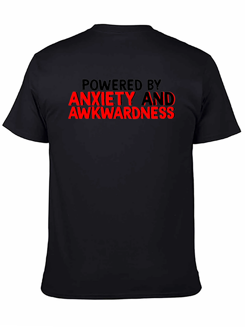 Anxiety Awkwardness Graphic Tee Funny Slogan T-Shirt