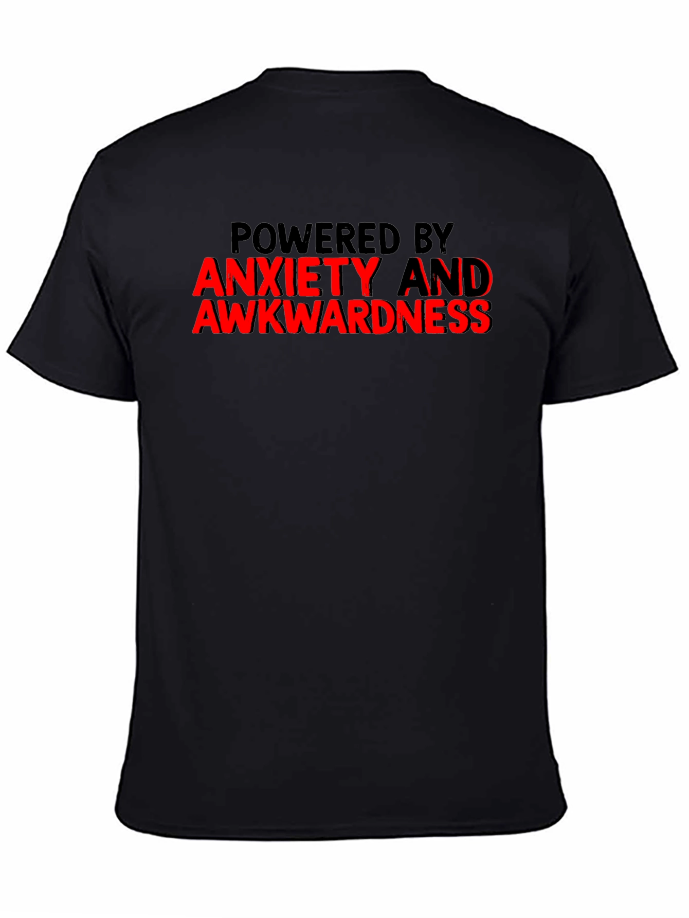 Anxiety Awkwardness Graphic Tee Funny Slogan T-Shirt