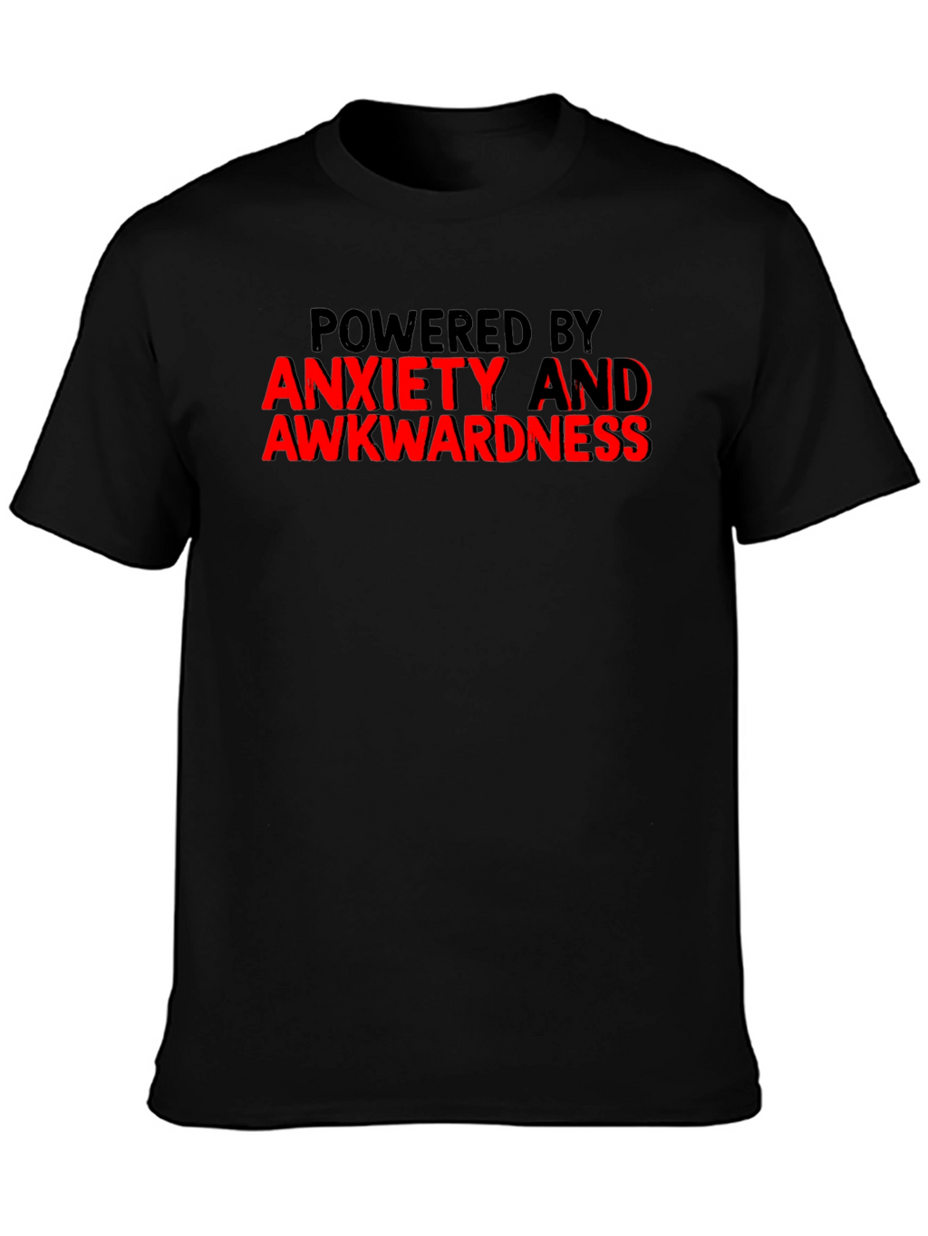 Anxiety Awkwardness Graphic Tee Funny Slogan T-Shirt