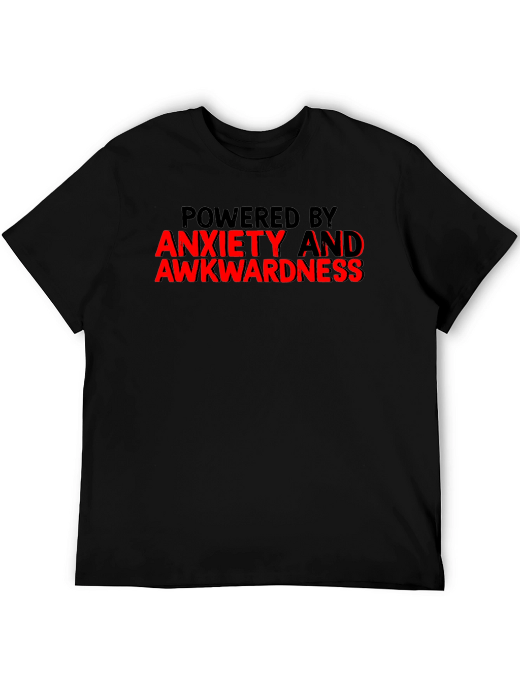 Anxiety Awkwardness Graphic Tee Funny Slogan T-Shirt