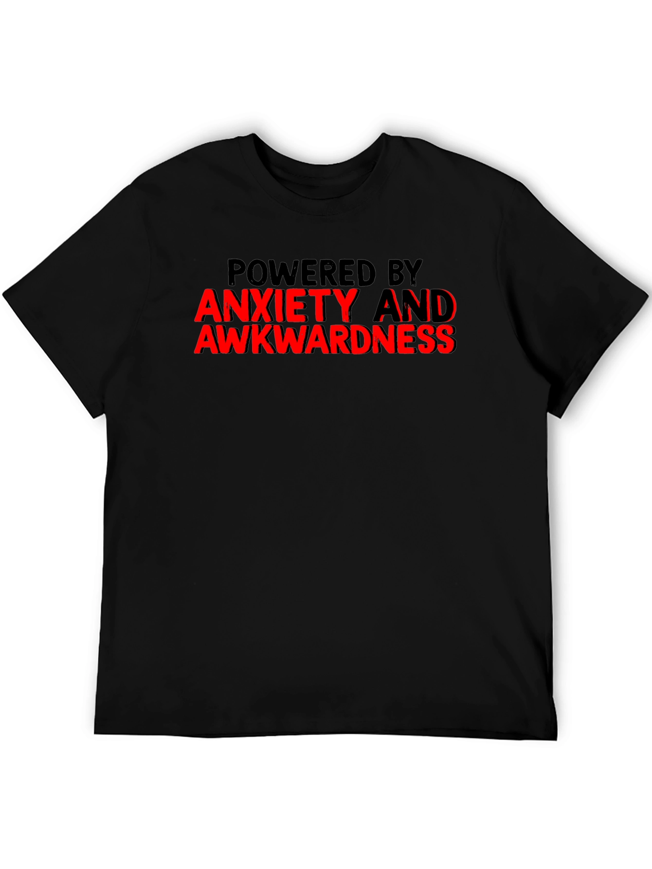 Anxiety Awkwardness Graphic Tee Funny Slogan T-Shirt